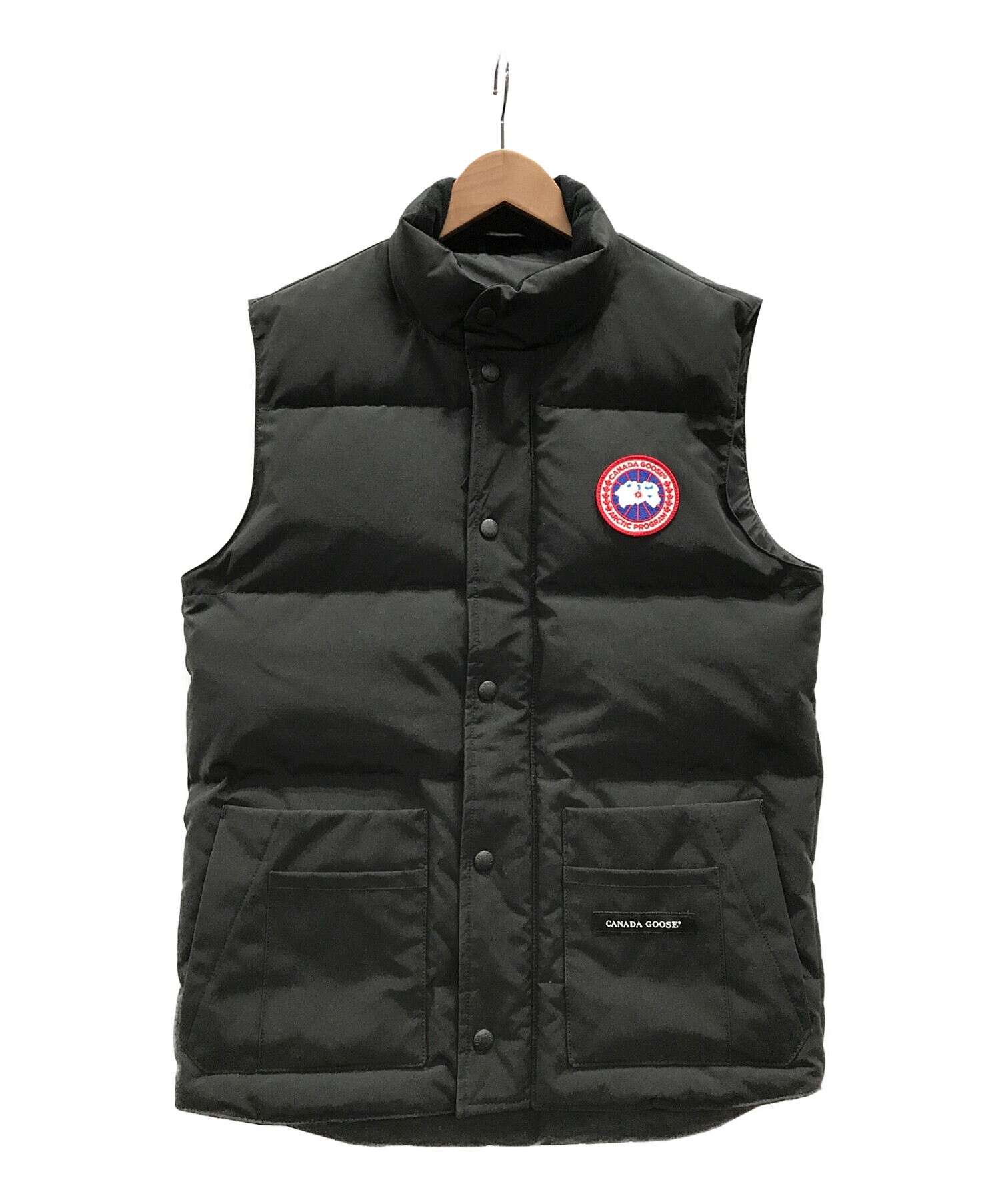 中古・古着通販】CANADA GOOSE (カナダグース) ダウンベスト ブラック