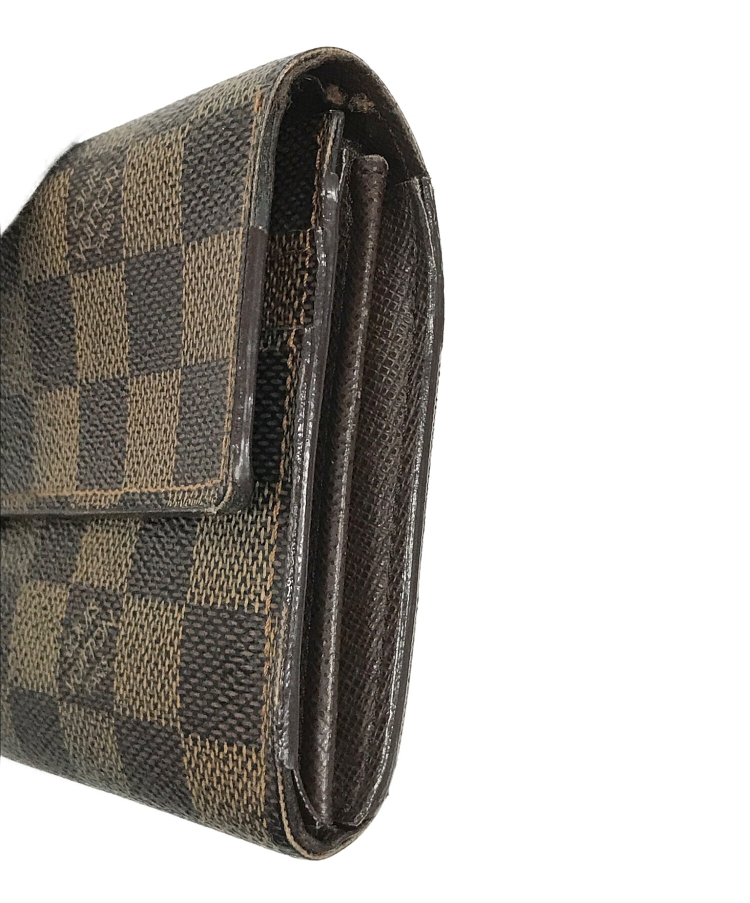 中古・古着通販】LOUIS VUITTON (ルイ ヴィトン) ダミエ ポルトモネ カルト・クレディ 長財布  サイズ:実寸サイズにてご確認ください。｜ブランド・古着通販 トレファク公式【TREFAC FASHION】スマホサイト