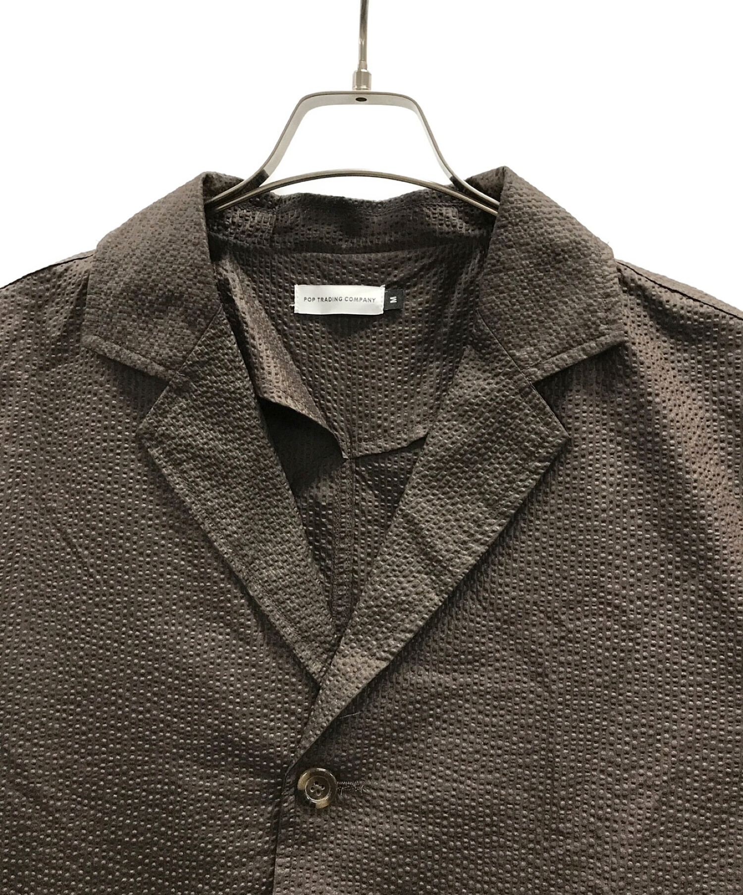 POPTRADING COMPANY (ポップトレーディングカンパニー) Pop Hewitt Suit Jacket　テーラージャケット ブラウン  サイズ:M