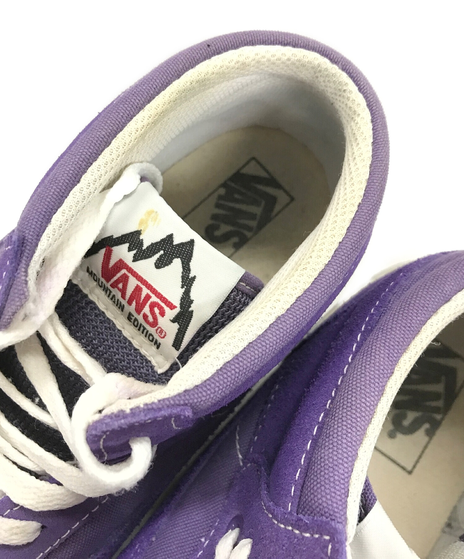 VANS (ヴァンズ) スニーカー　マウンテンエディション ミッド パープル サイズ:28