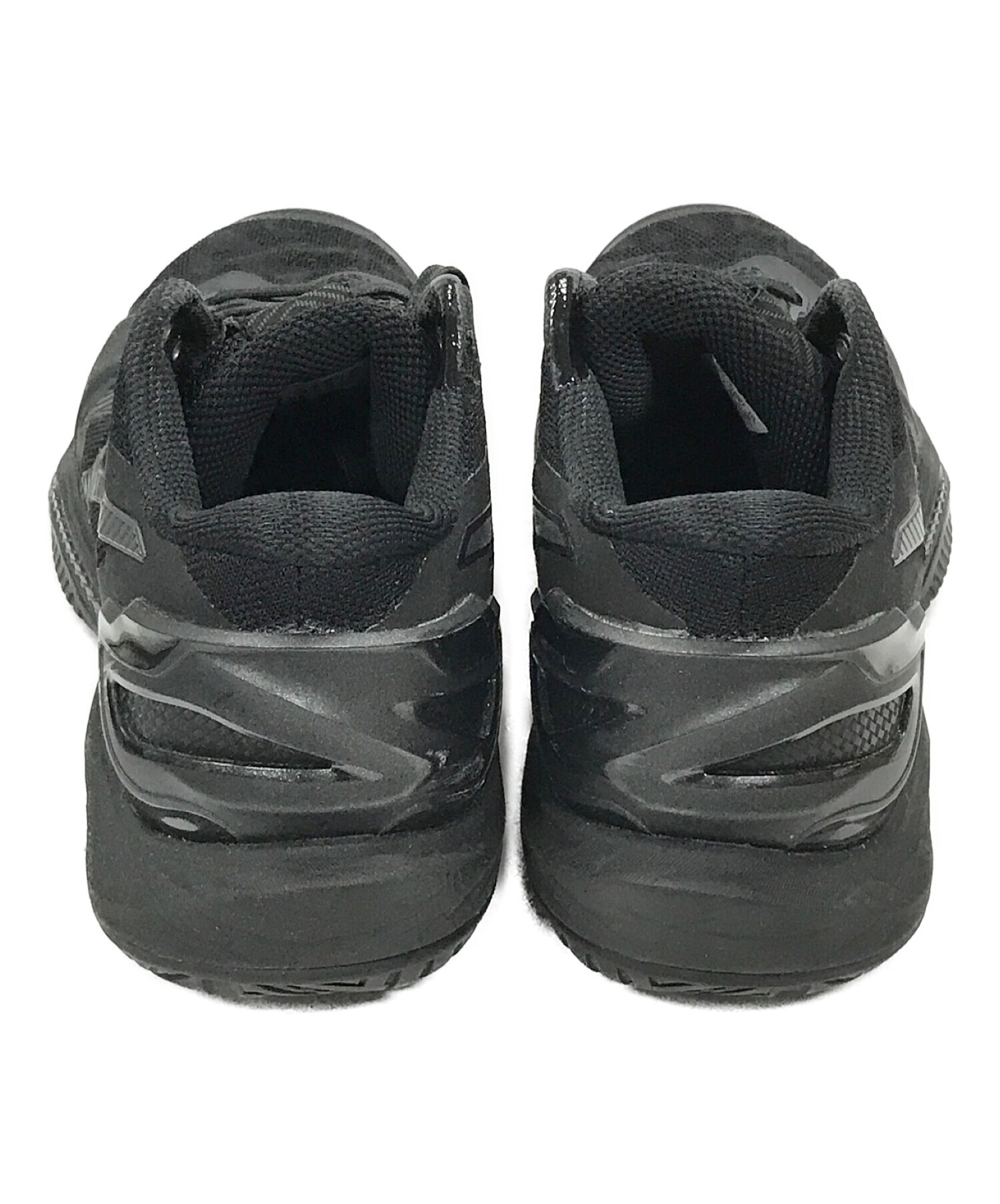 中古・古着通販】asics (アシックス) スニーカー ブラック サイズ:25.5