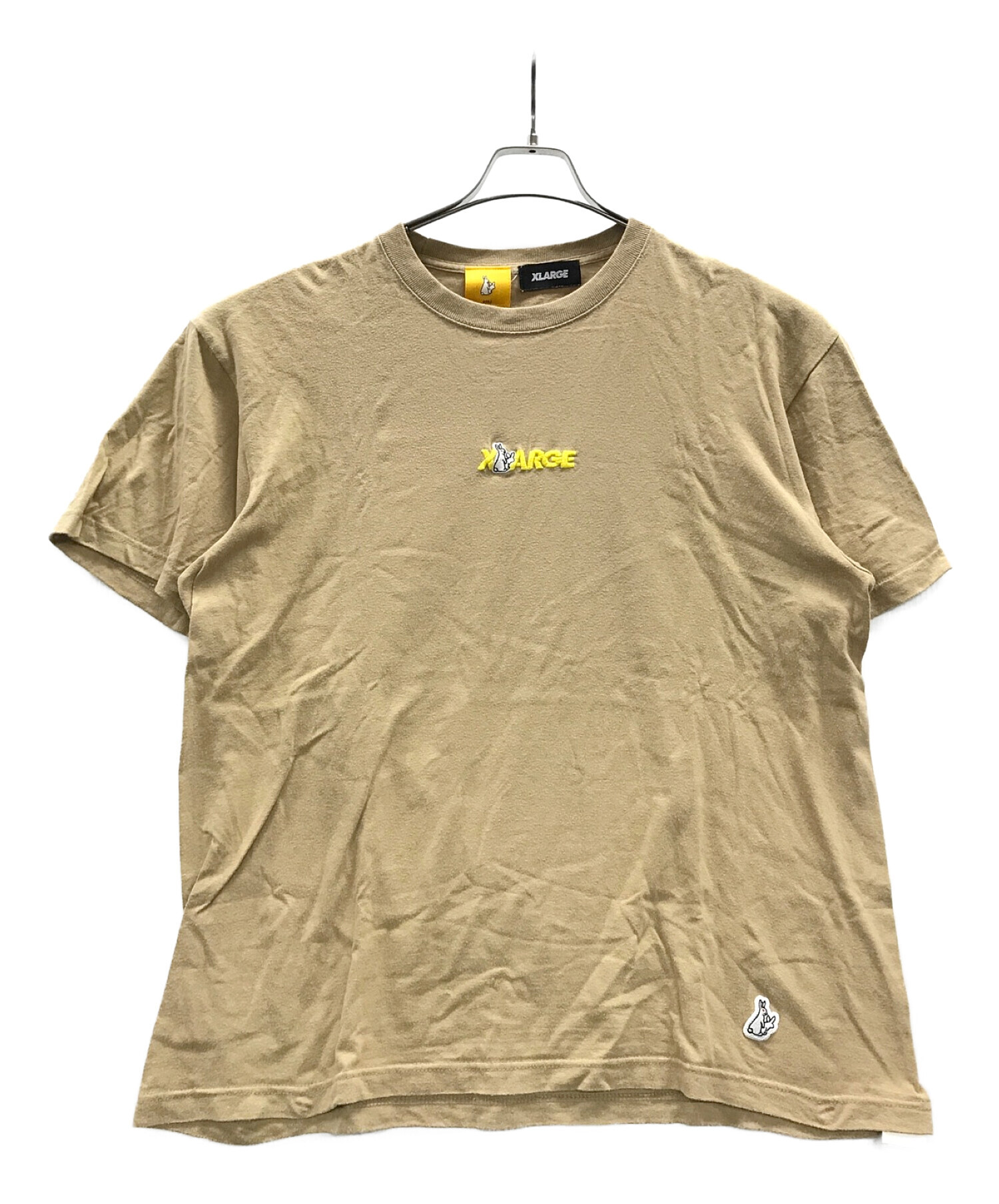 メンズ【L】FR2 XLARGE Tシャツ ベージュ - Tシャツ/カットソー(半袖