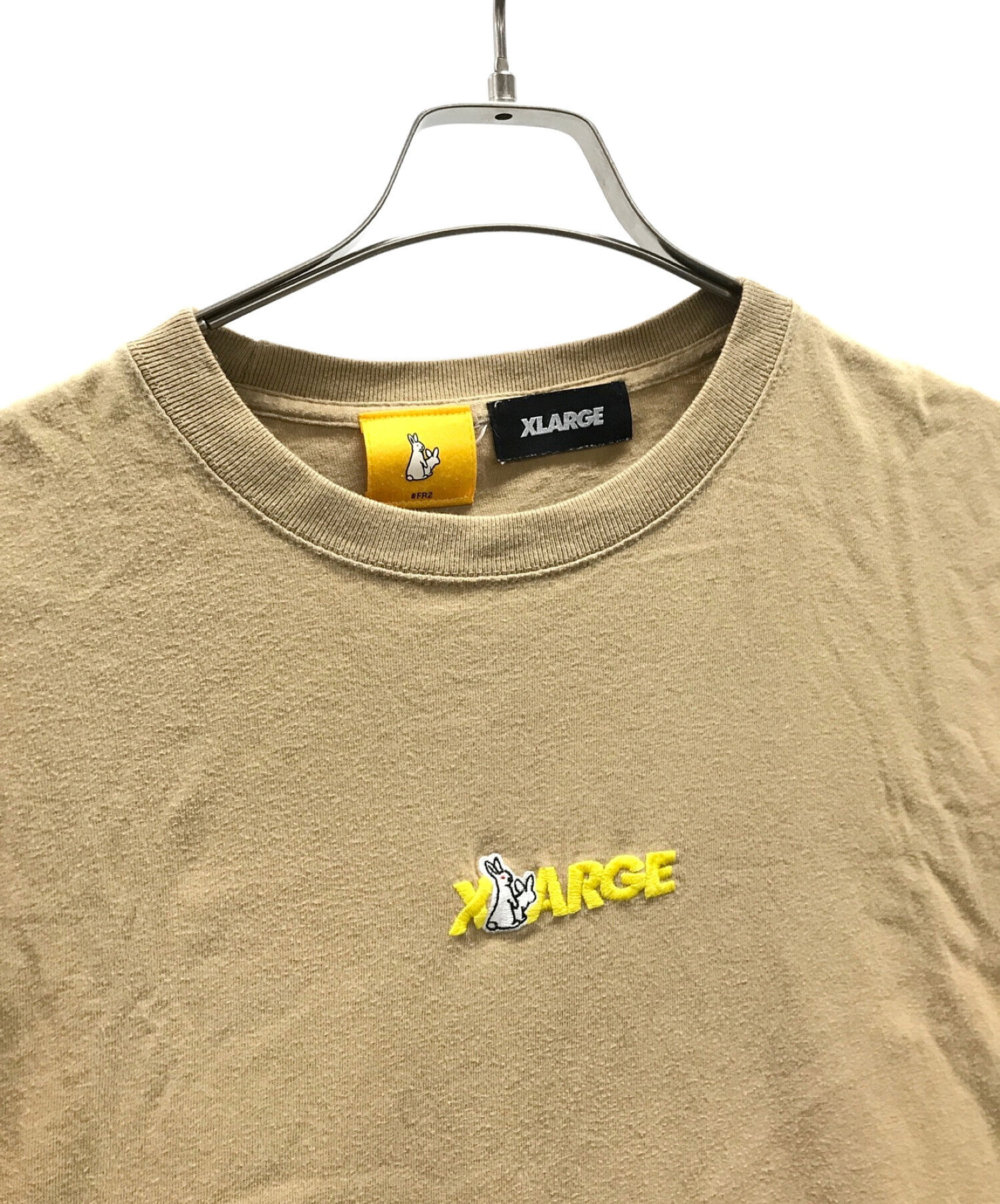 FR2 (エフアールツー) X-LARGE (エクストララージ) Tシャツ ベージュ サイズ:XL