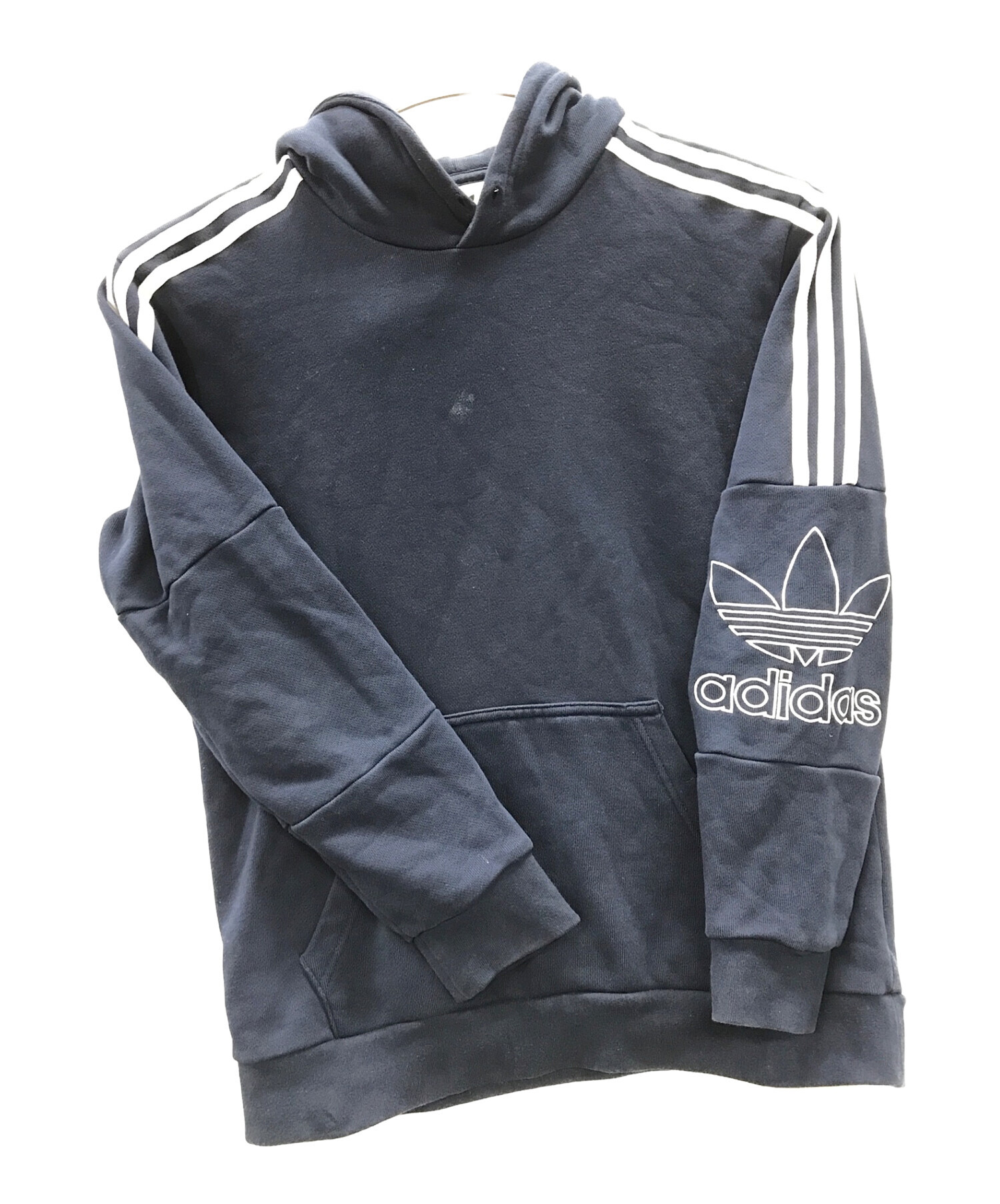 adidas (アディダス) パーカー ネイビー サイズ:M