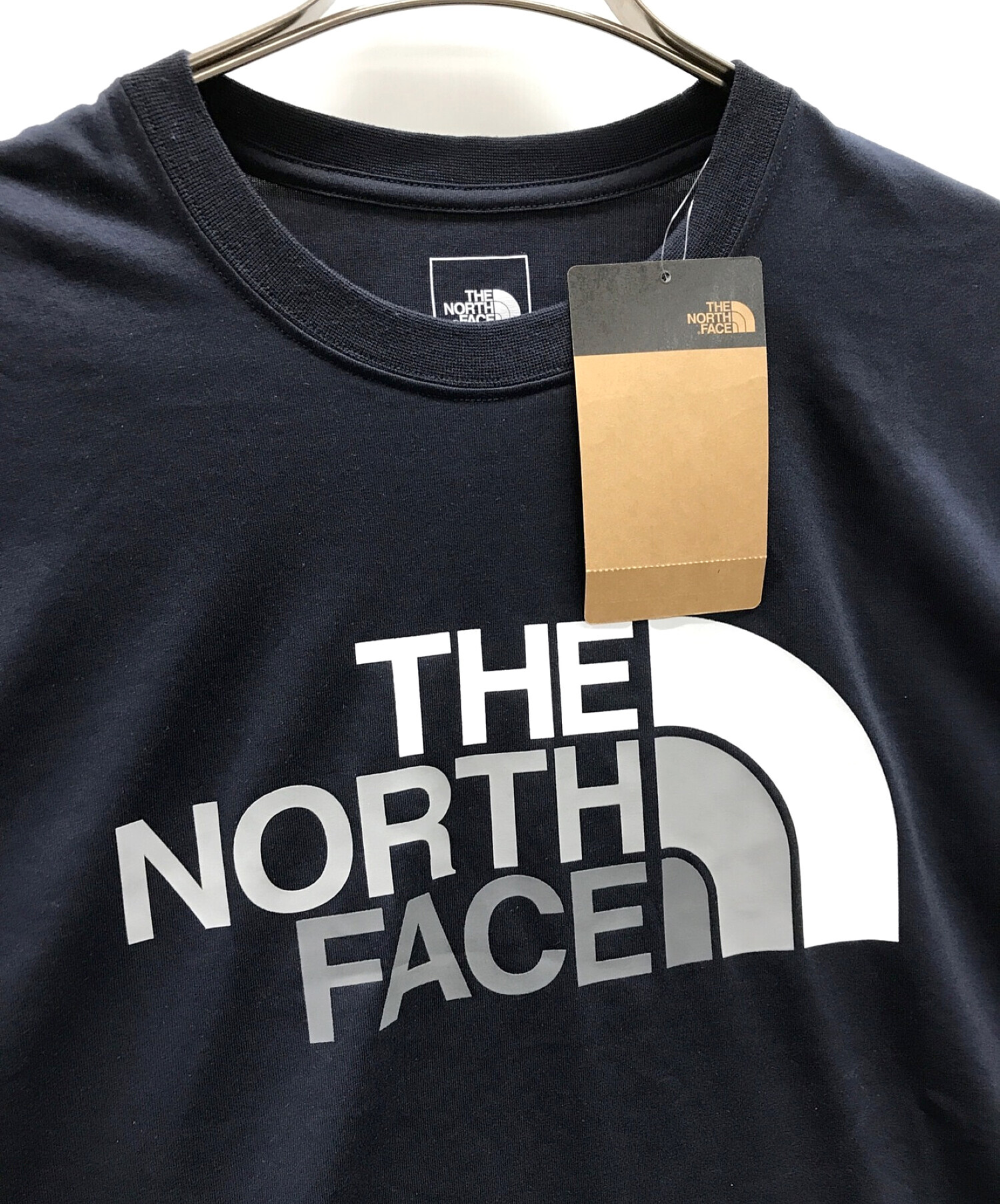 THE NORTH FACE (ザ ノース フェイス) Tシャツ ショートスリーブカラフルロゴティー ネイビー サイズ:L 未使用品