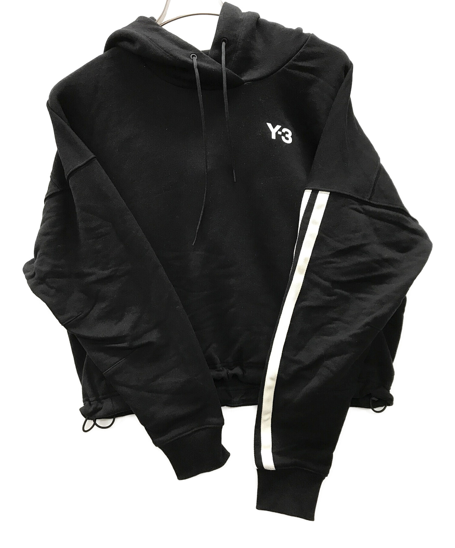 Y-3 (ワイスリー) プルオーバーパーカー ブラック サイズ:S 未使用品