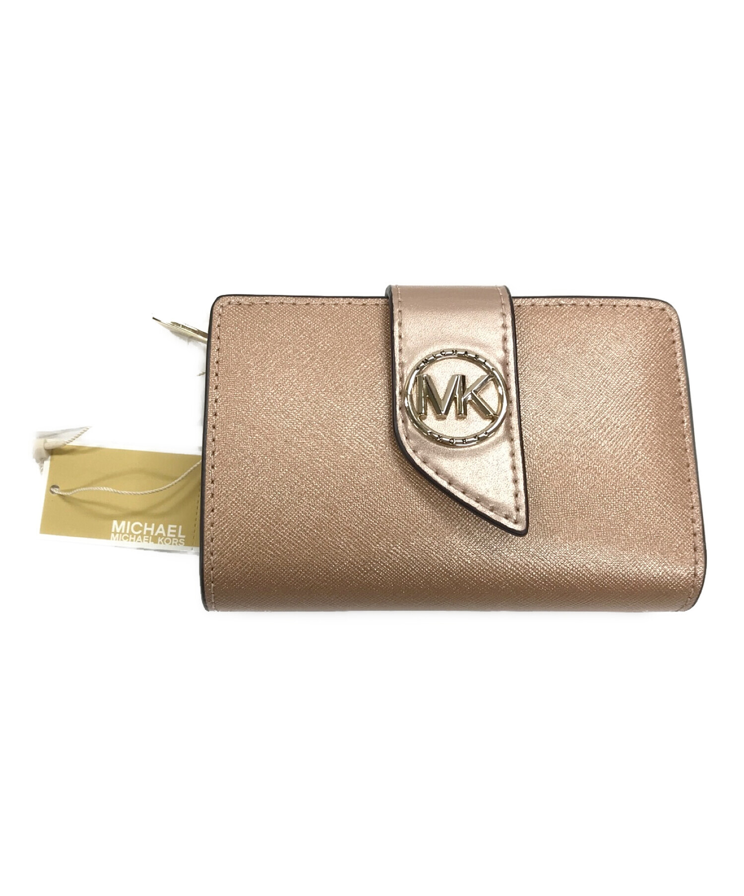 中古・古着通販】MICHAEL KORS (マイケルコース) 2つ折り財布 ピンク ...