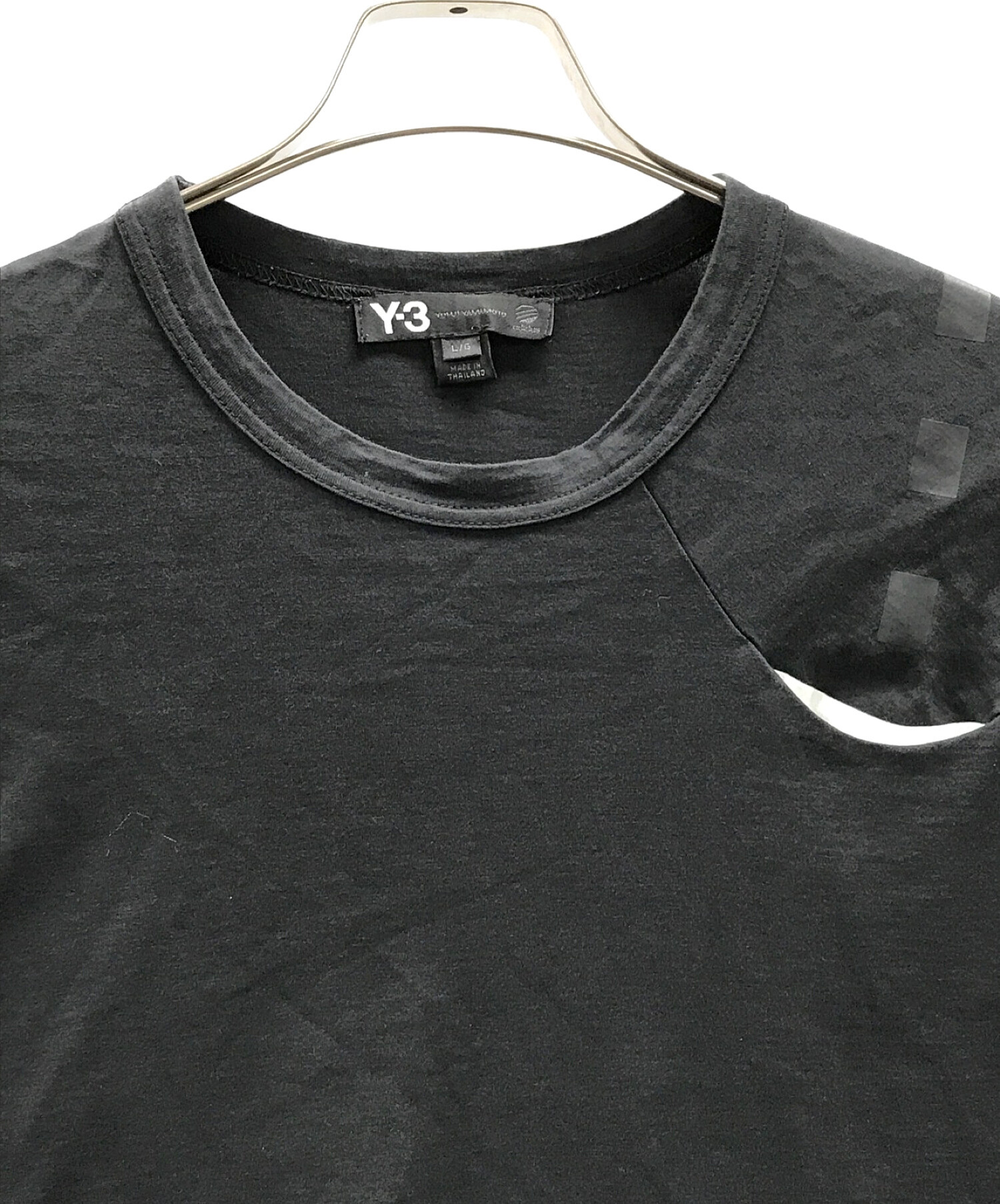 Y-3 (ワイスリー) ロングスリーブTシャツ ブラック サイズ:XL