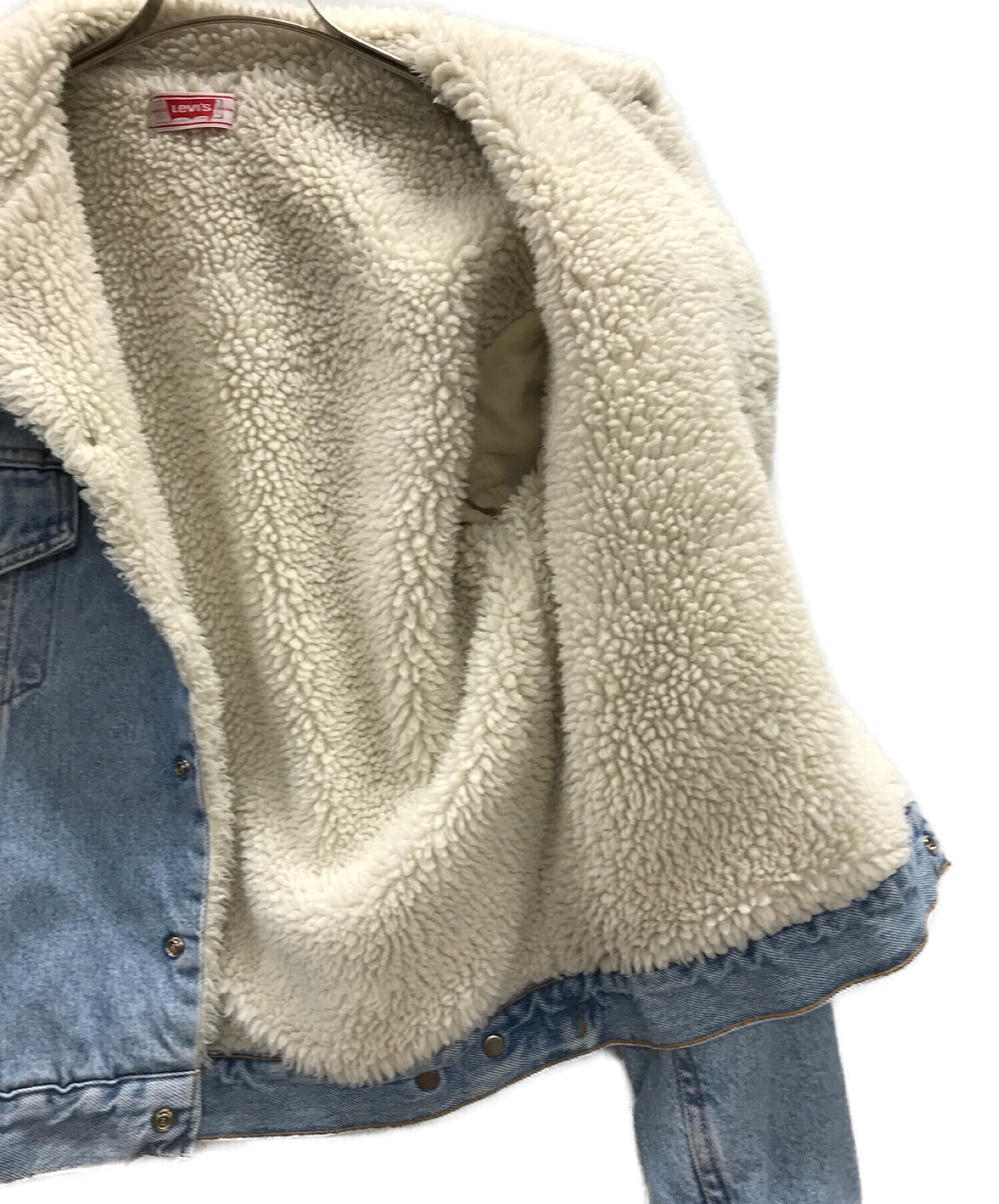 LEVI'S (リーバイス) ボアジャケット ブルー サイズ:38