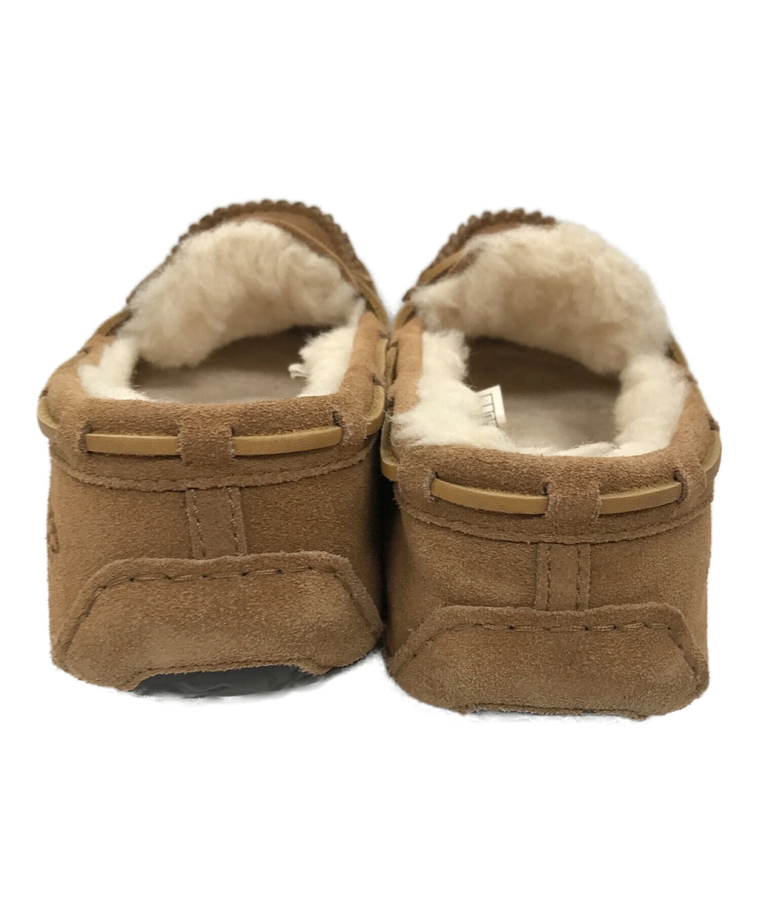 UGG (アグ) ムートンモカシンシューズ キャメル サイズ:26