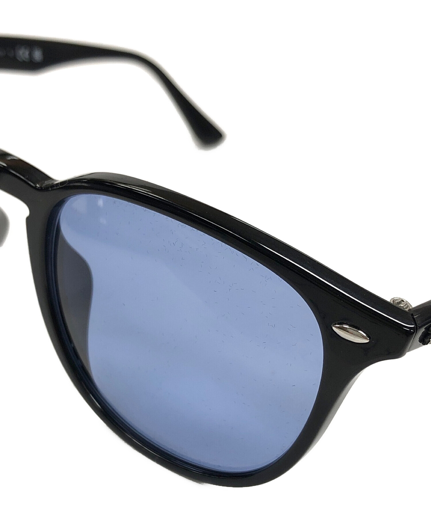 中古・古着通販】RAY-BAN (レイバン) サングラス ブラック×ブルー