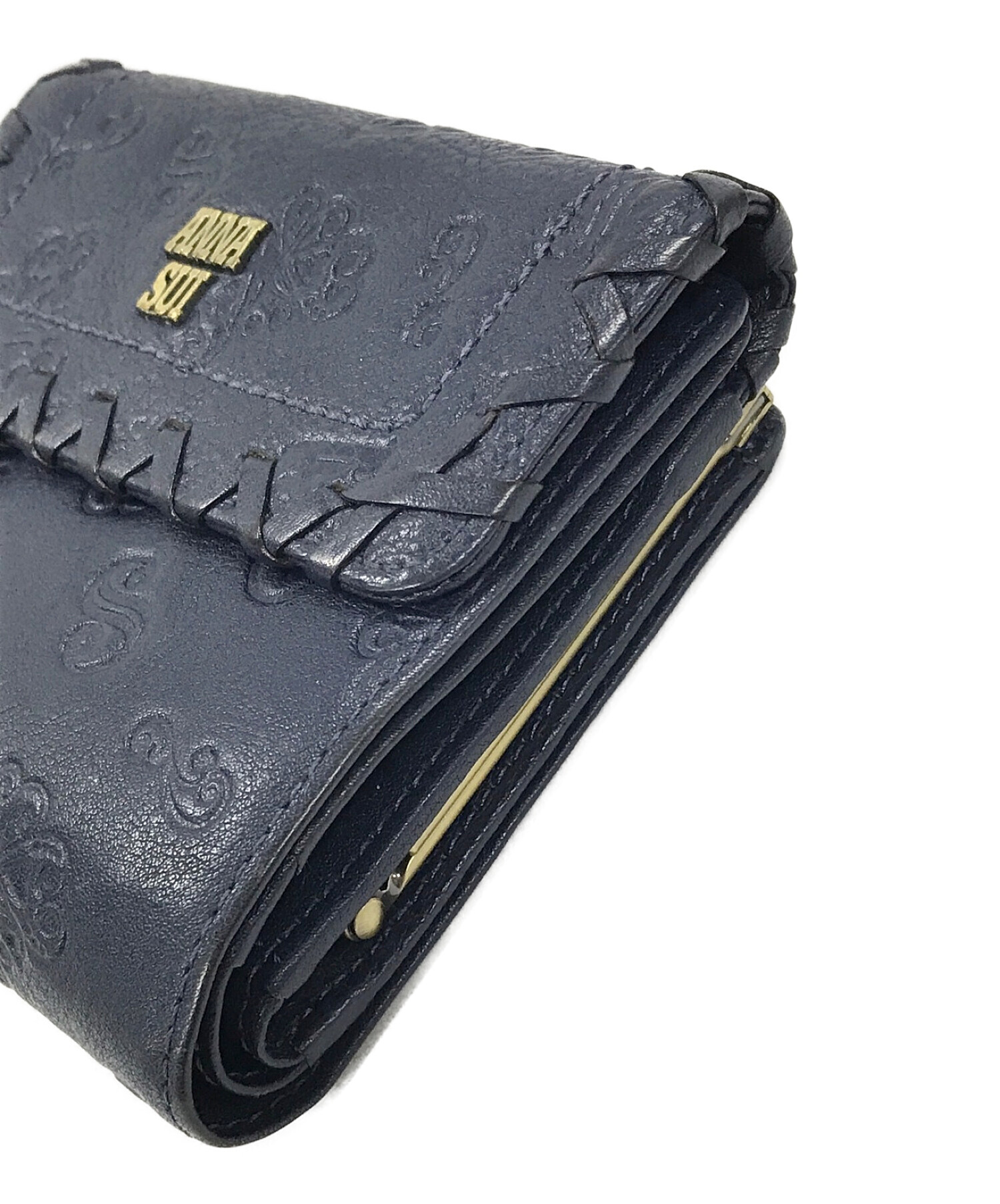 ANNASUI (アナスイ) がま口2つ折り財布 サイズ:実寸サイズにてご確認ください。