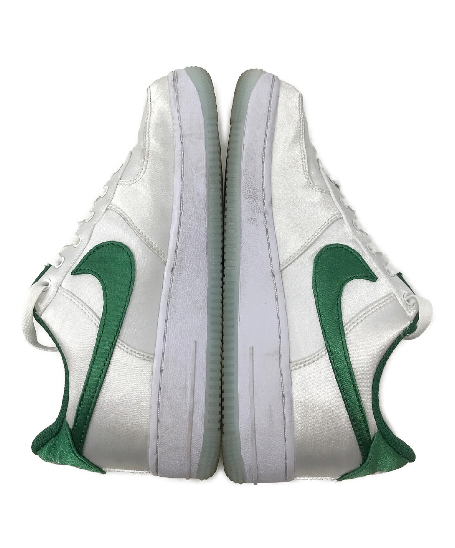 NIKE (ナイキ) スニーカー　AIR FORCE 1 07（エアフォース1 07） ホワイト×グリーン サイズ:24.5