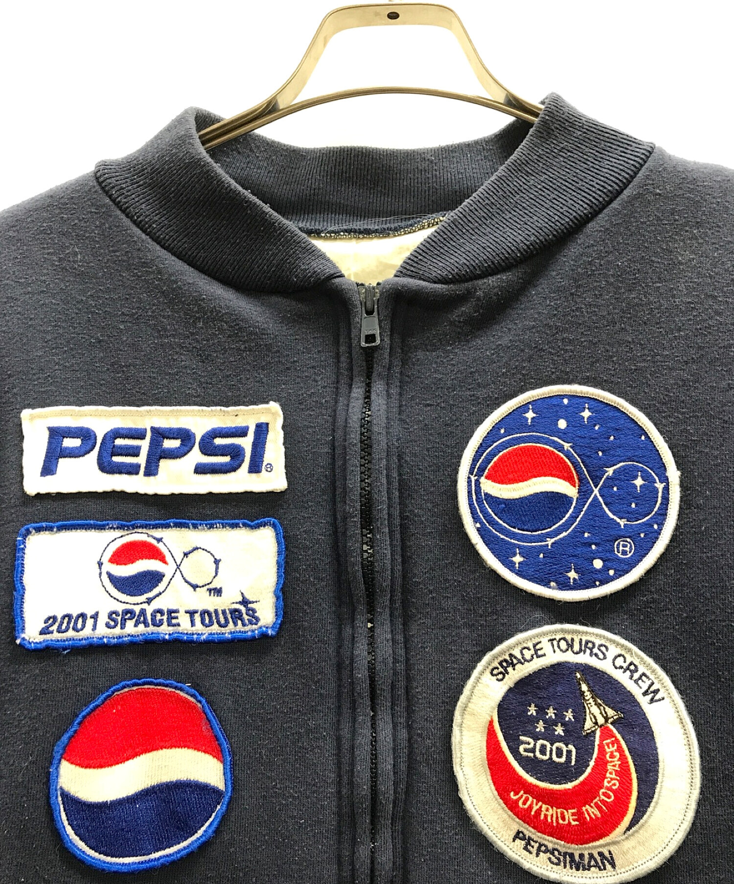 PEPSI (ペプシ) ジップパーカー ネイビー サイズ:実寸サイズにてご確認ください。