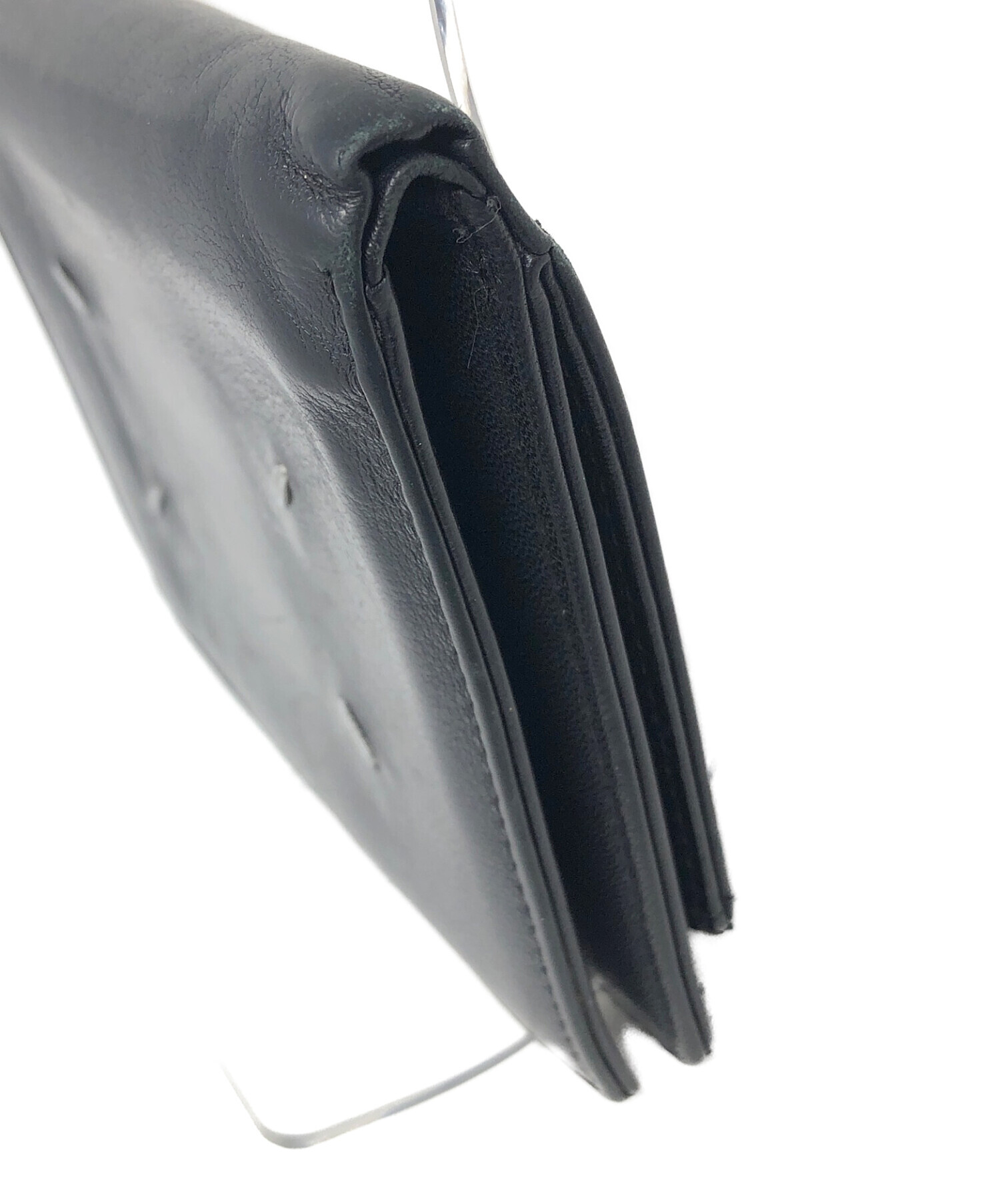 Martin Margiela11 (マルタンマルジェラ11) 2つ折り財布 ブラック サイズ:実寸サイズにてご確認ください。