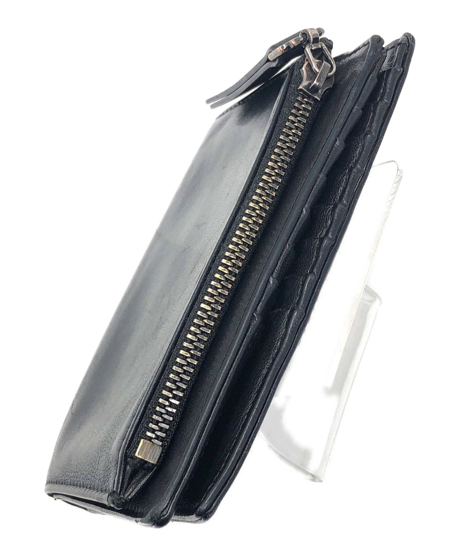 Martin Margiela11 (マルタンマルジェラ11) 2つ折り財布 ブラック サイズ:実寸サイズにてご確認ください。