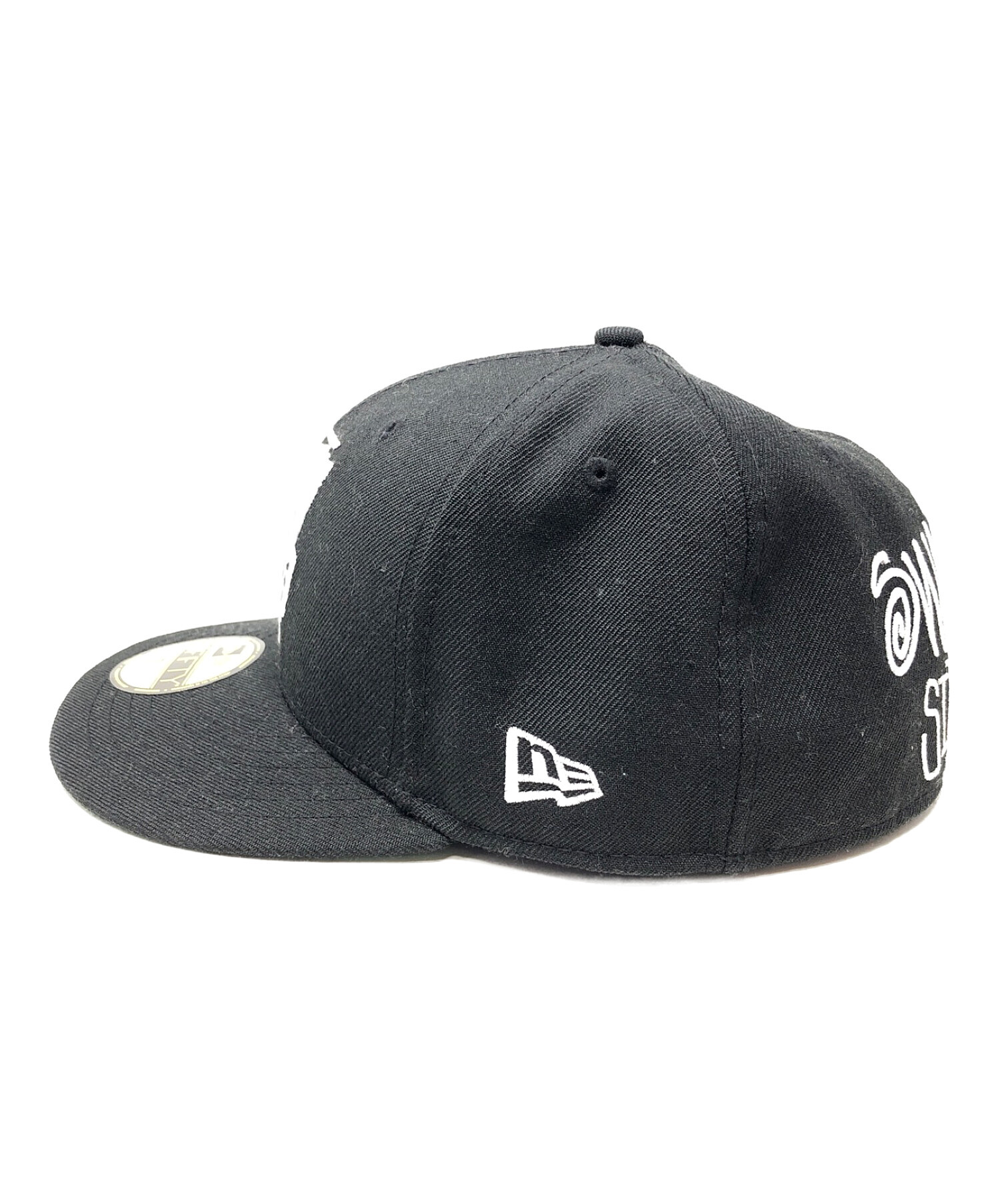 New Era (ニューエラ) stussy (ステューシー) SWAGGER (スワッガー) キャップ ブラック  サイズ:実寸サイズにてご確認ください。