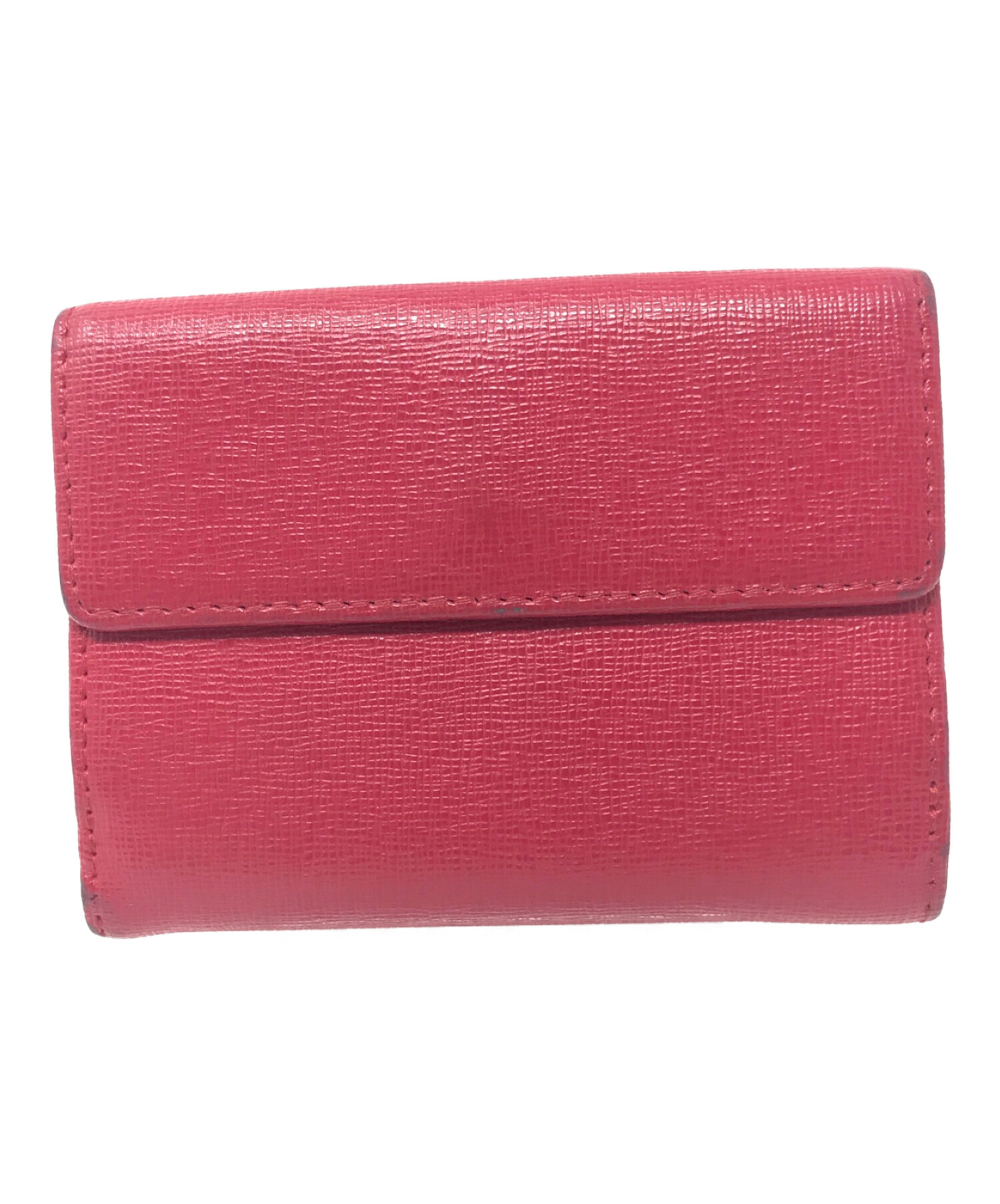 FURLA (フルラ) コンパクトウォレット　財布 レッド サイズ:実寸サイズにてご確認ください。