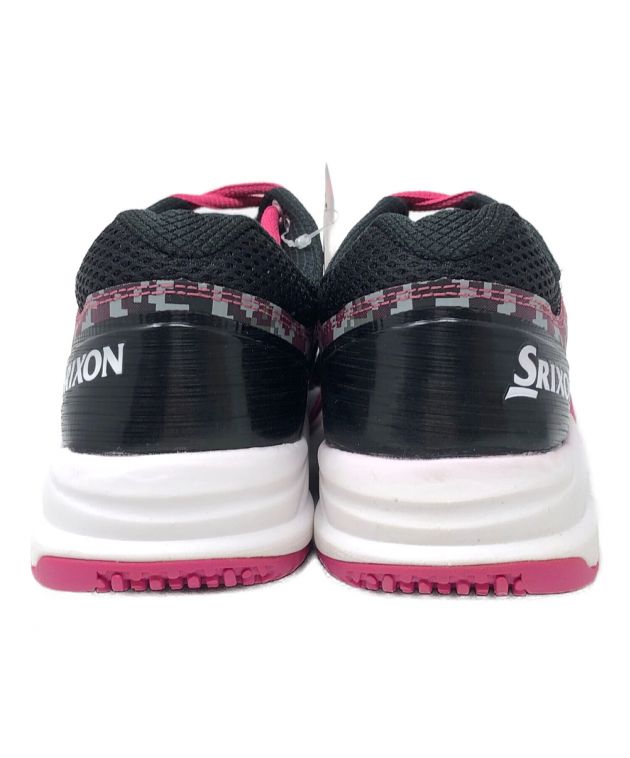 SRIXON (スリクソン) テニスシューズ プロスパイダー・アルファグリップ2 スニーカー ブラック×ピンク サイズ:23.5cm 未使用品