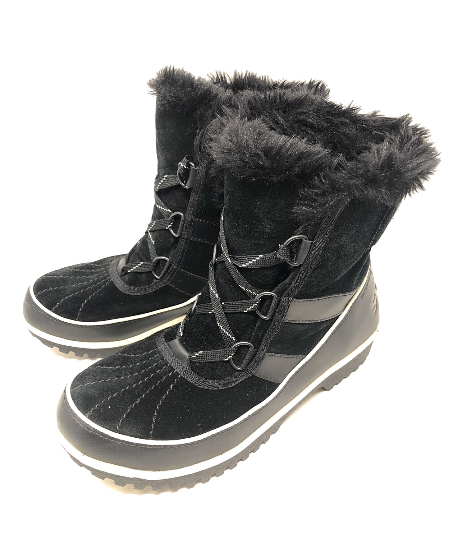 中古・古着通販】SOREL (ソレル) スノーブーツ ブラック サイズ:24.5