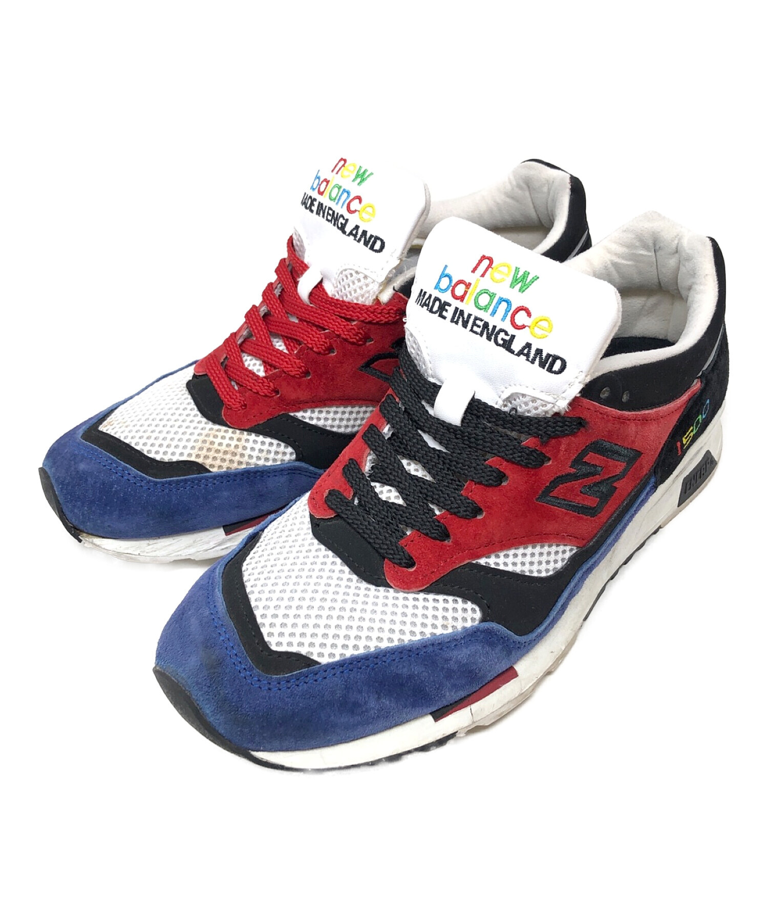 NEW BALANCE (ニューバランス) スニーカー トリコロールカラー サイズ:UK9