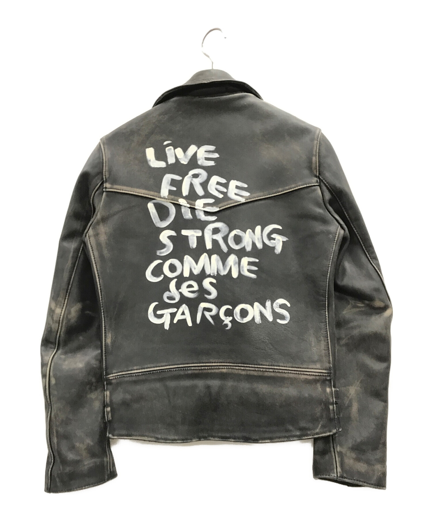 中古・古着通販】Lewis Leathers (ルイスレザース) COMME des GARCONS (コムデギャルソン) レザーライダースジャケット  Lightning（ライトニング） ブラック サイズ:36｜ブランド・古着通販 トレファク公式【TREFAC FASHION】スマホサイト