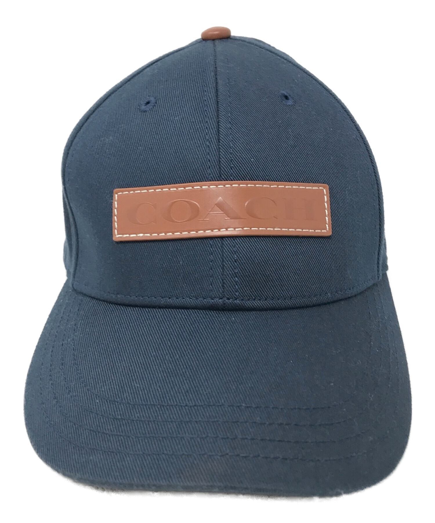 COACH (コーチ) ベースボールキャップ　帽子 ネイビー サイズ:実寸サイズにてご確認ください。