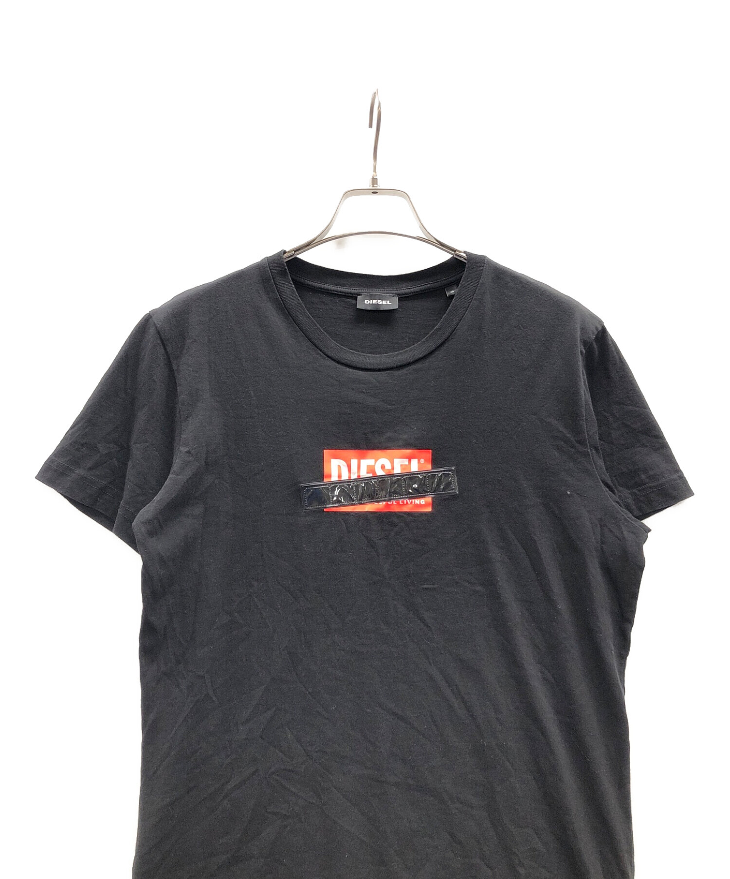 中古・古着通販】DIESEL (ディーゼル) Tシャツ ブラック サイズ:S 