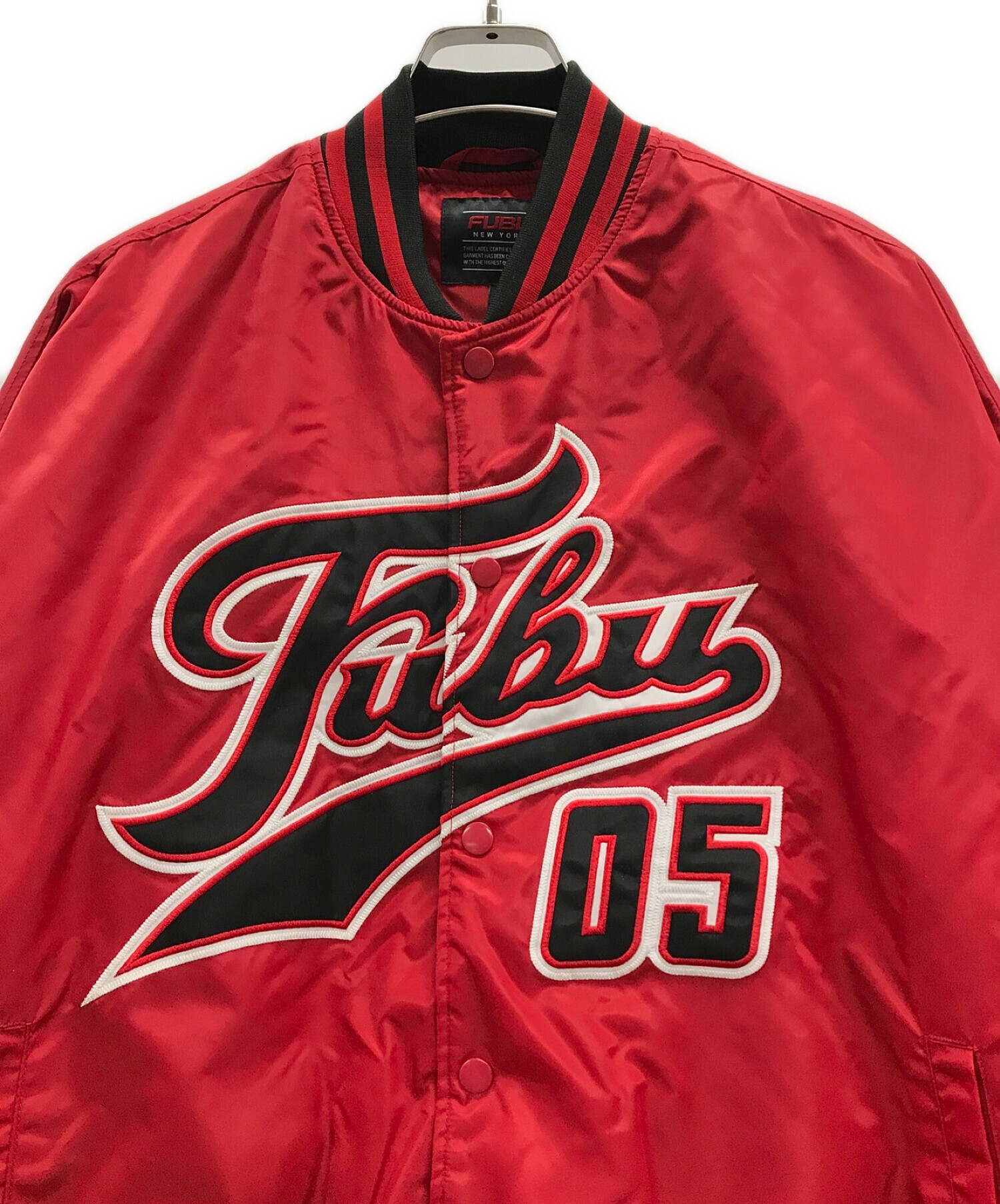 FUBU (フブ) スタジャン レッド サイズ:M 未使用品