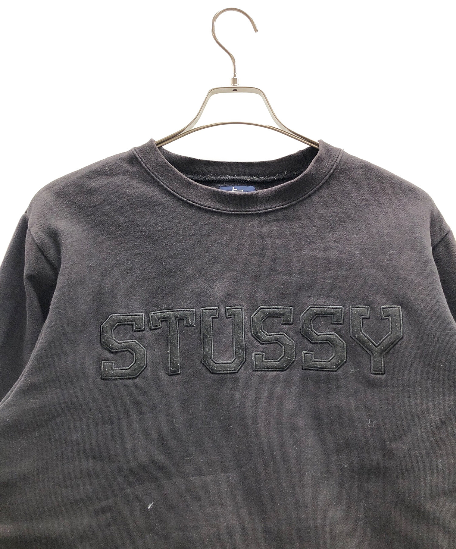 中古・古着通販】stussy (ステューシー) スウェット ブラック サイズ:M 
