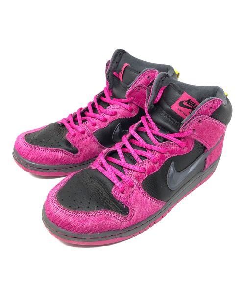 【中古・古着通販】NIKE (ナイキ) ハイカットスニーカー SB DUNK HIGH PRO QS(スケートボーディング ダンク ハイ  クイックストライク) ピンク×グレー サイズ:26cm｜ブランド・古着通販 トレファク公式【TREFAC FASHION】スマホサイト