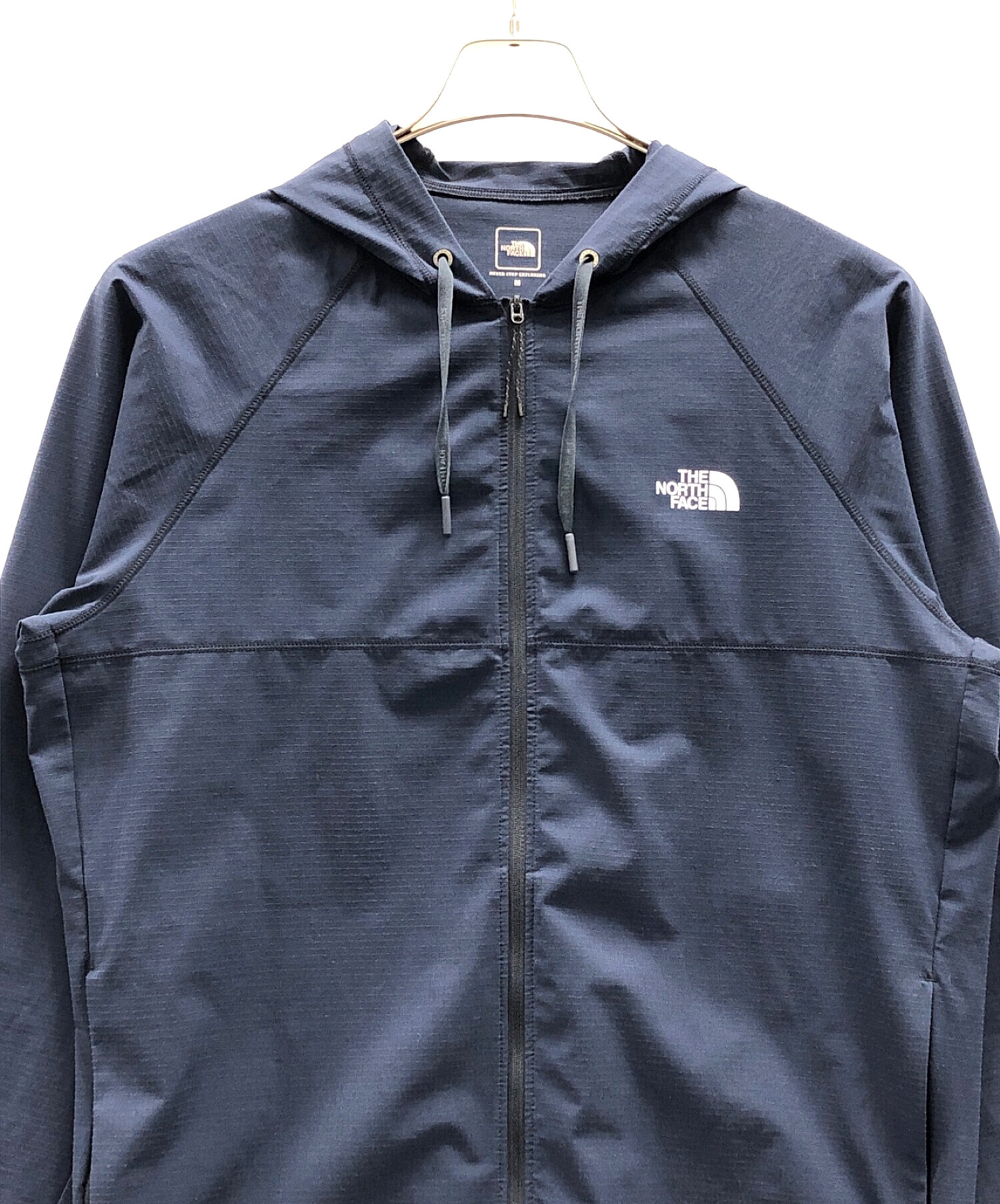 THE NORTH FACE (ザ ノース フェイス) ジップパーカー AERO FULLZIP HOODI (エアロ フルジップ フーディ)  ネイビー サイズ:M