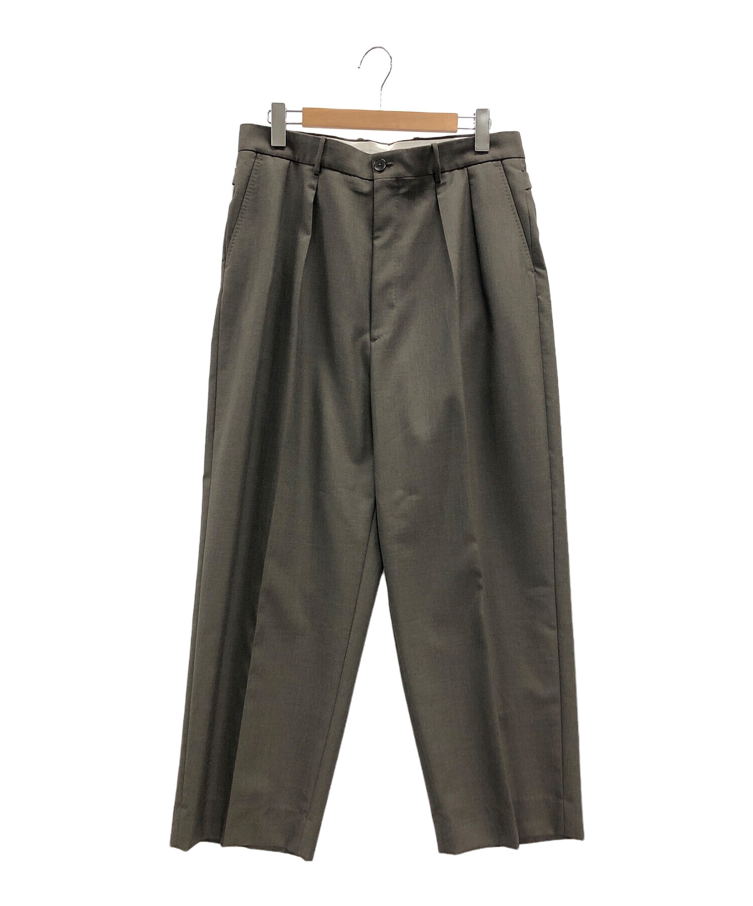 中古・古着通販】STEVEN ALAN (スティーブンアラン) チノパンツ MGD IN 2PLEATED DRESS TROUSERS ブラウン  サイズ:XL｜ブランド・古着通販 トレファク公式【TREFAC FASHION】スマホサイト