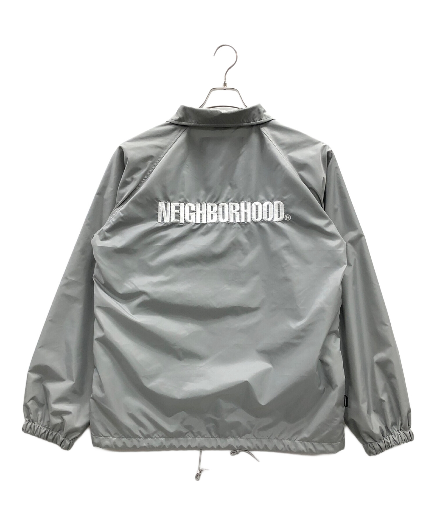 NEIGHBORHOOD (ネイバーフッド) コーチジャケット BROOKS/N-JKT(ブロックス) グレー サイズ:M