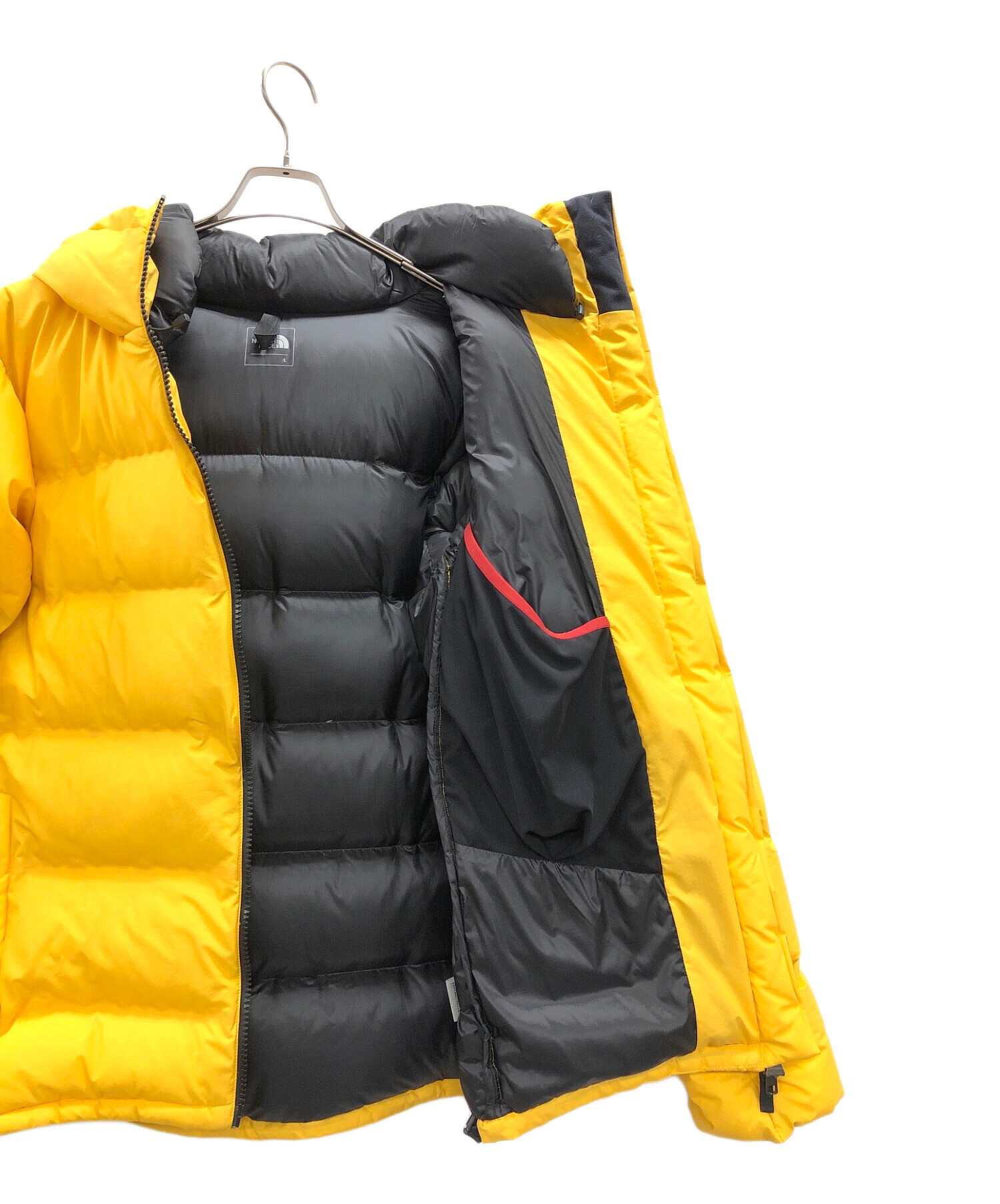 THE NORTH FACE (ザ ノース フェイス) ダウンジャケット　ビレイヤーパーカー イエロー サイズ:L