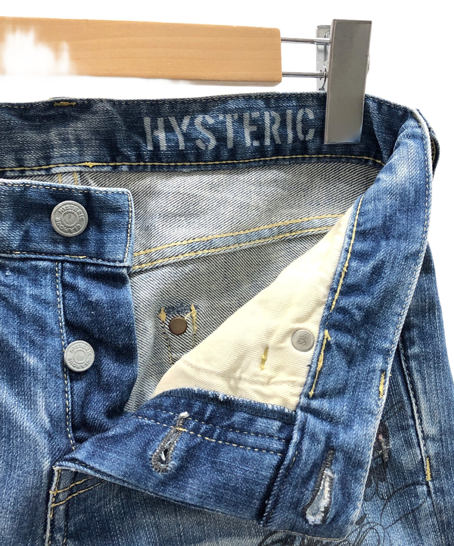 Hysteric Glamour (ヒステリックグラマー) SKOLOCT (スコロクト) デニムパンツ ブルー サイズ:S