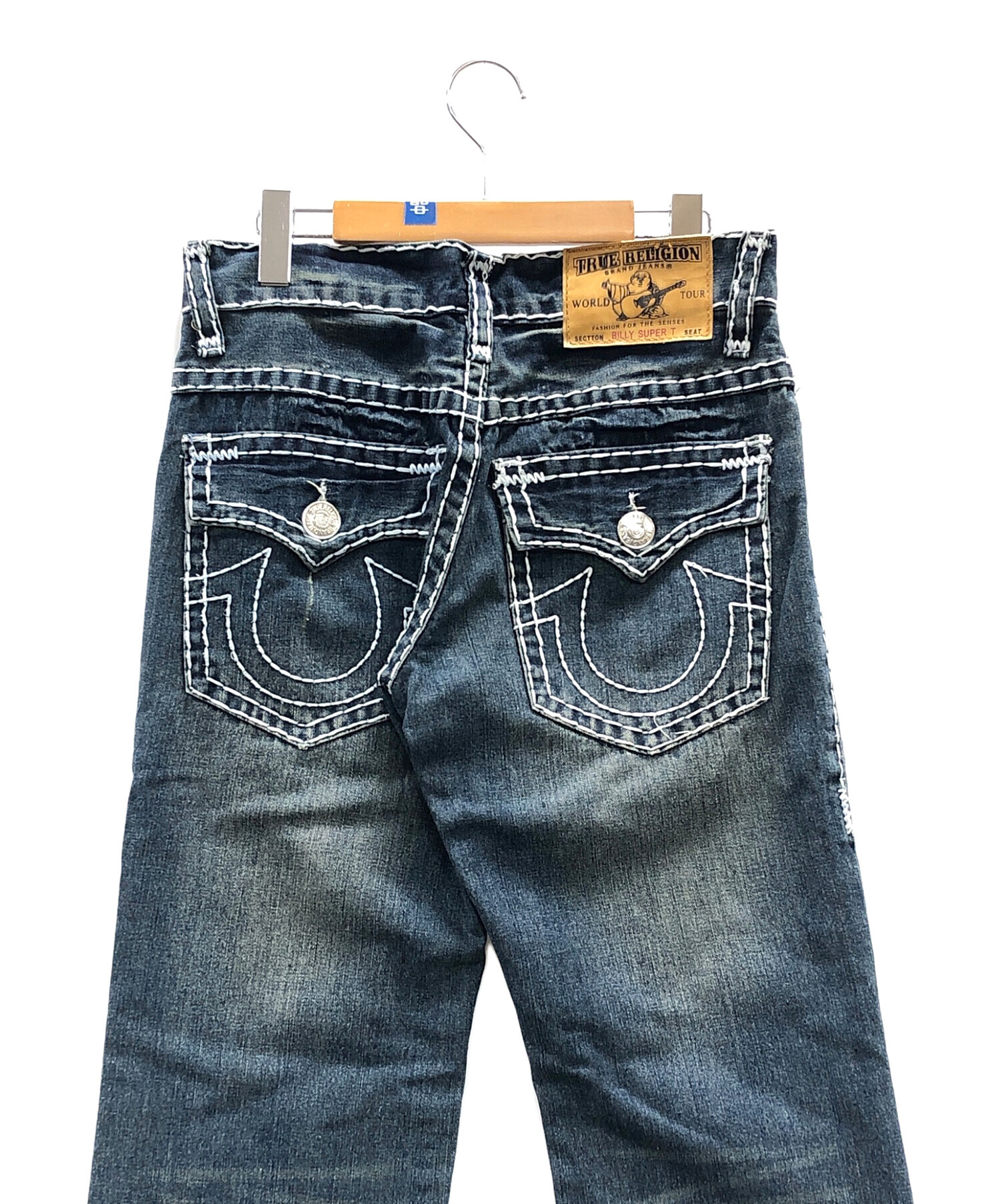 【中古・古着通販】TRUE RELIGION (トゥルー レリジョン) デニムパンツ ネイビー サイズ:32｜ブランド・古着通販  トレファク公式【TREFAC FASHION】スマホサイト