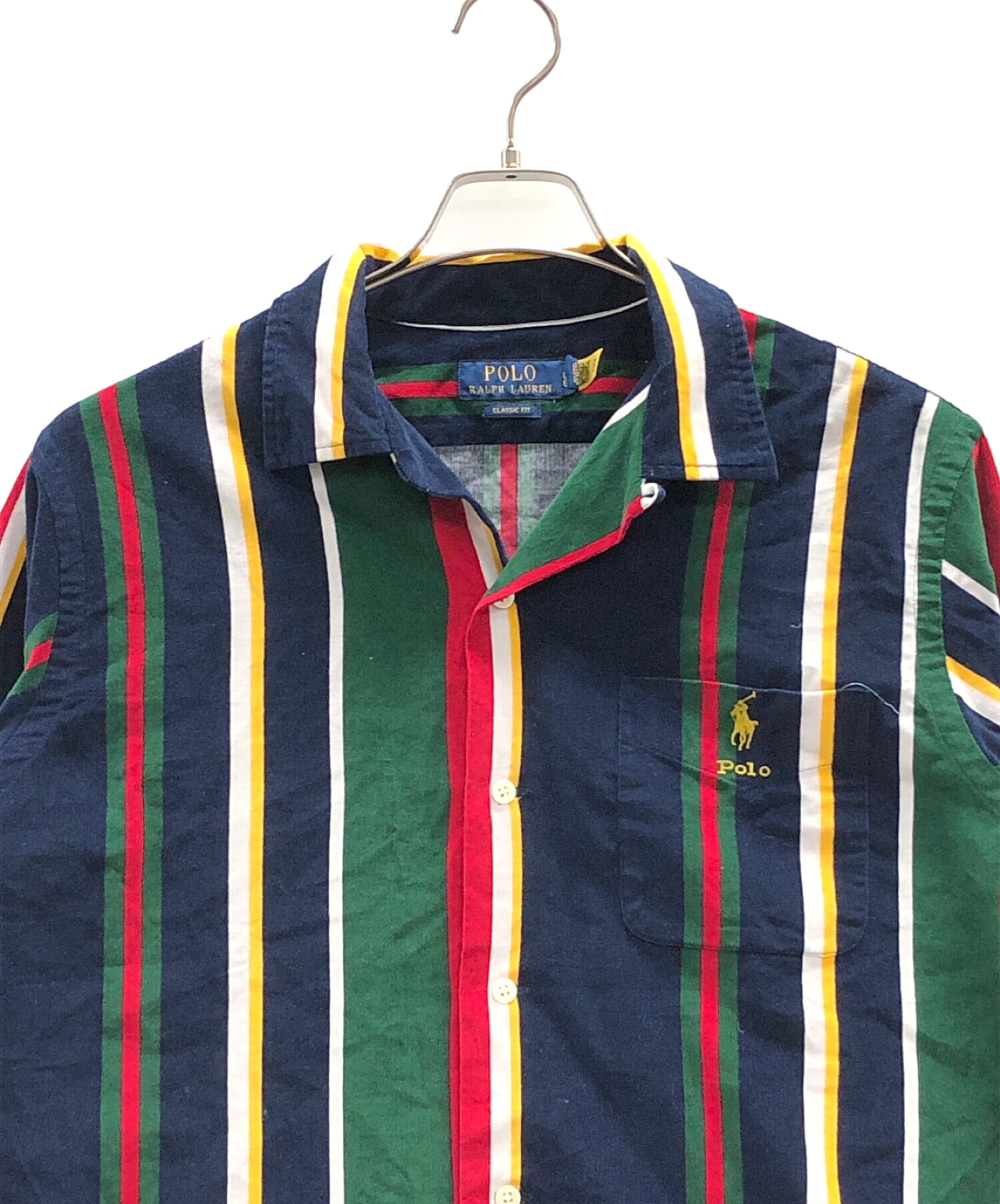 POLO RALPH LAUREN (ポロ・ラルフローレン) コーデュロイシャツ マルチカラー サイズ:LG