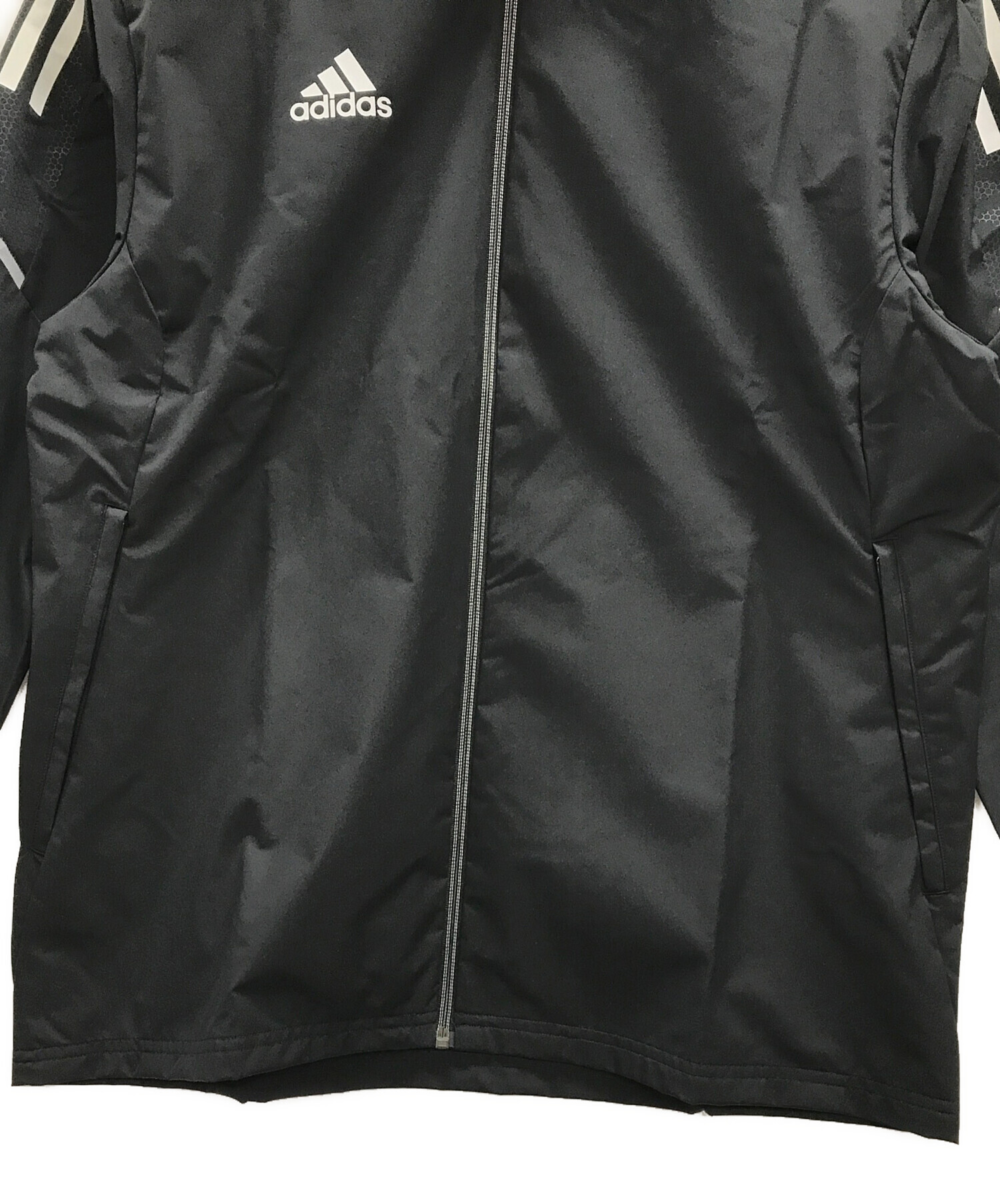 adidas (アディダス) トレーニングウェア オールウェザージャケット ブラック サイズ:L