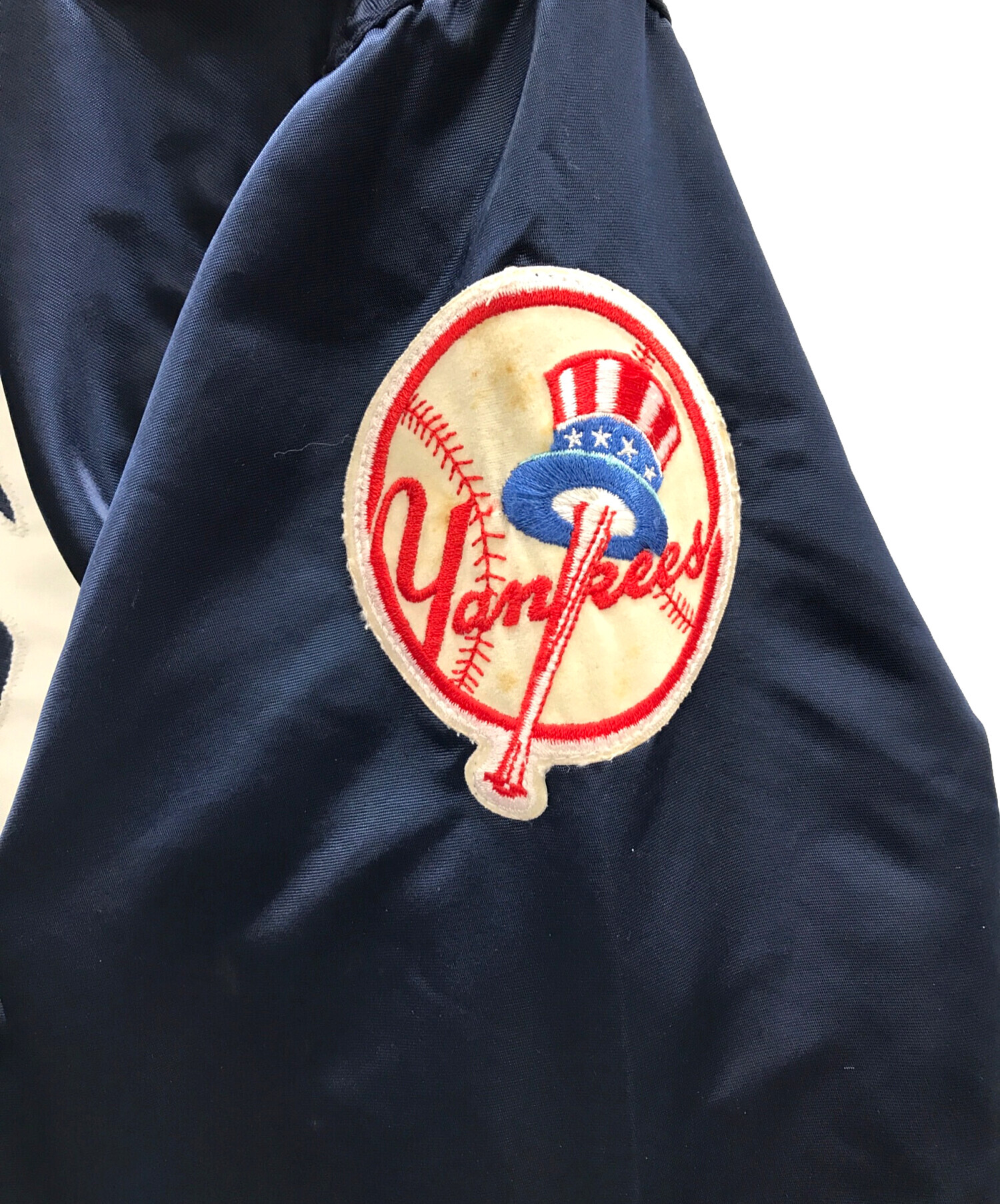 中古・古着通販】FELCO (フェルコ) NEW YORK YANKEES (ニューヨークヤンキース) コーチジャケット ネイビー  サイズ:実寸サイズにてご確認ください。｜ブランド・古着通販 トレファク公式【TREFAC FASHION】スマホサイト