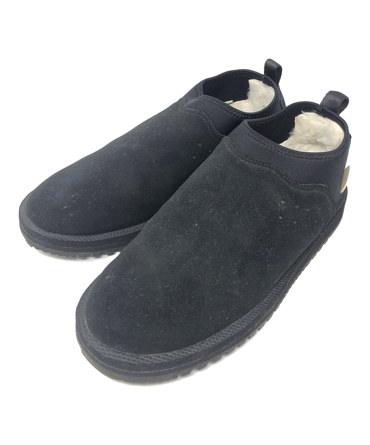 suicoke (スイコック) ムートンブーツ シューズ スリッポン ブラック サイズ:27cm