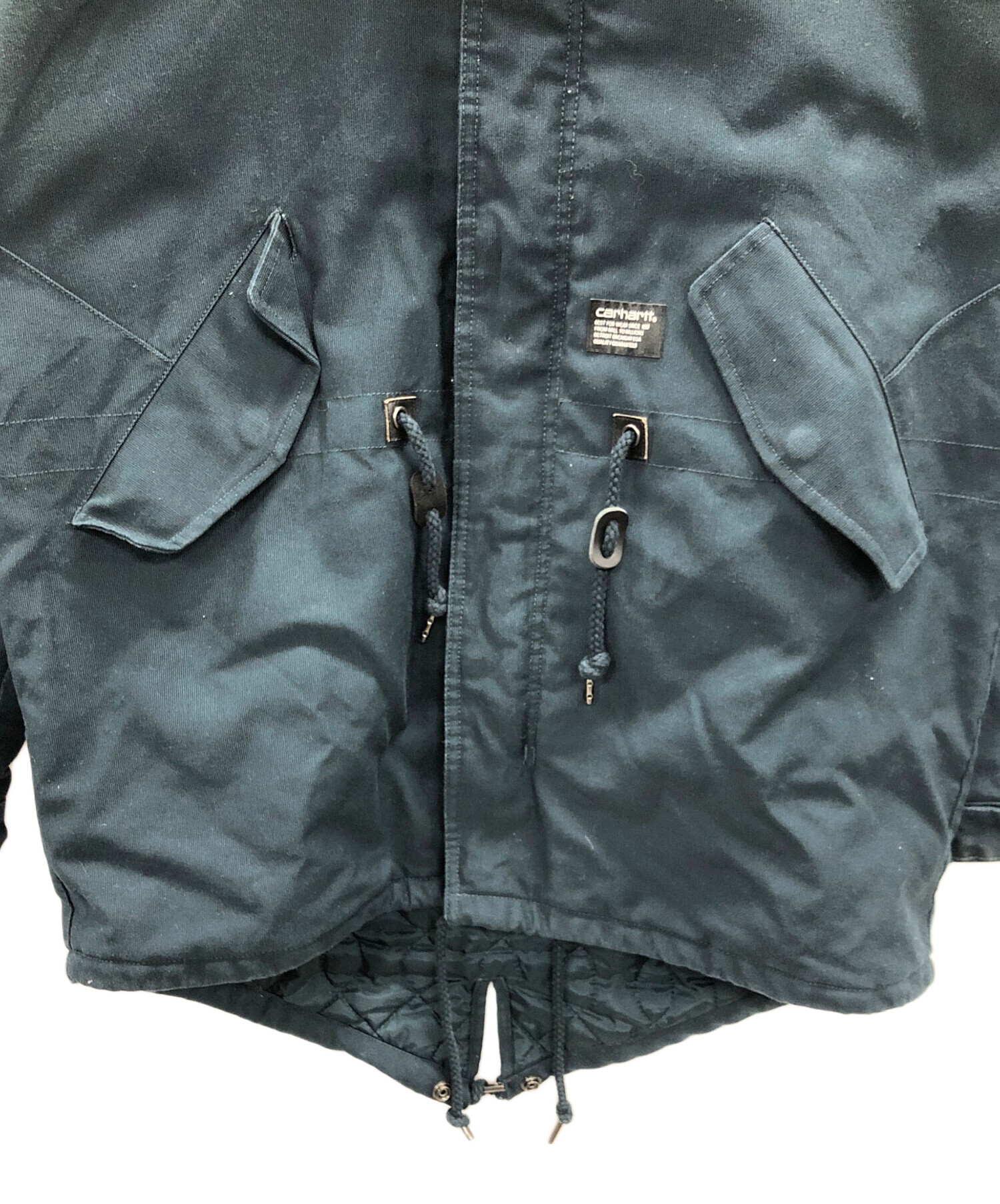 CarHartt (カーハート) モッズコート CLASH PARKA(クラッシュパーカー) ブラック サイズ:L