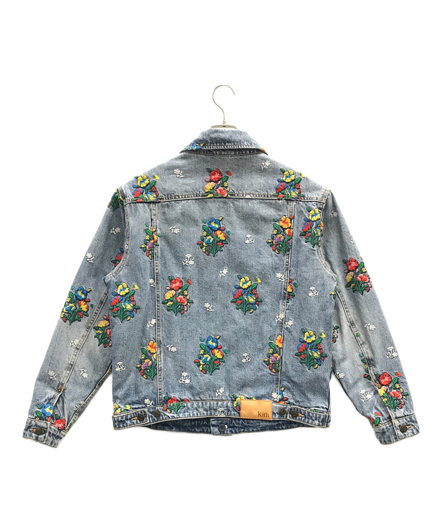 中古・古着通販】KITH (キス) デニムジャケット Cotton Idg Floral Pattern（コットン インディゴ フローラル パターン）  インディゴ サイズ:M｜ブランド・古着通販 トレファク公式【TREFAC FASHION】スマホサイト