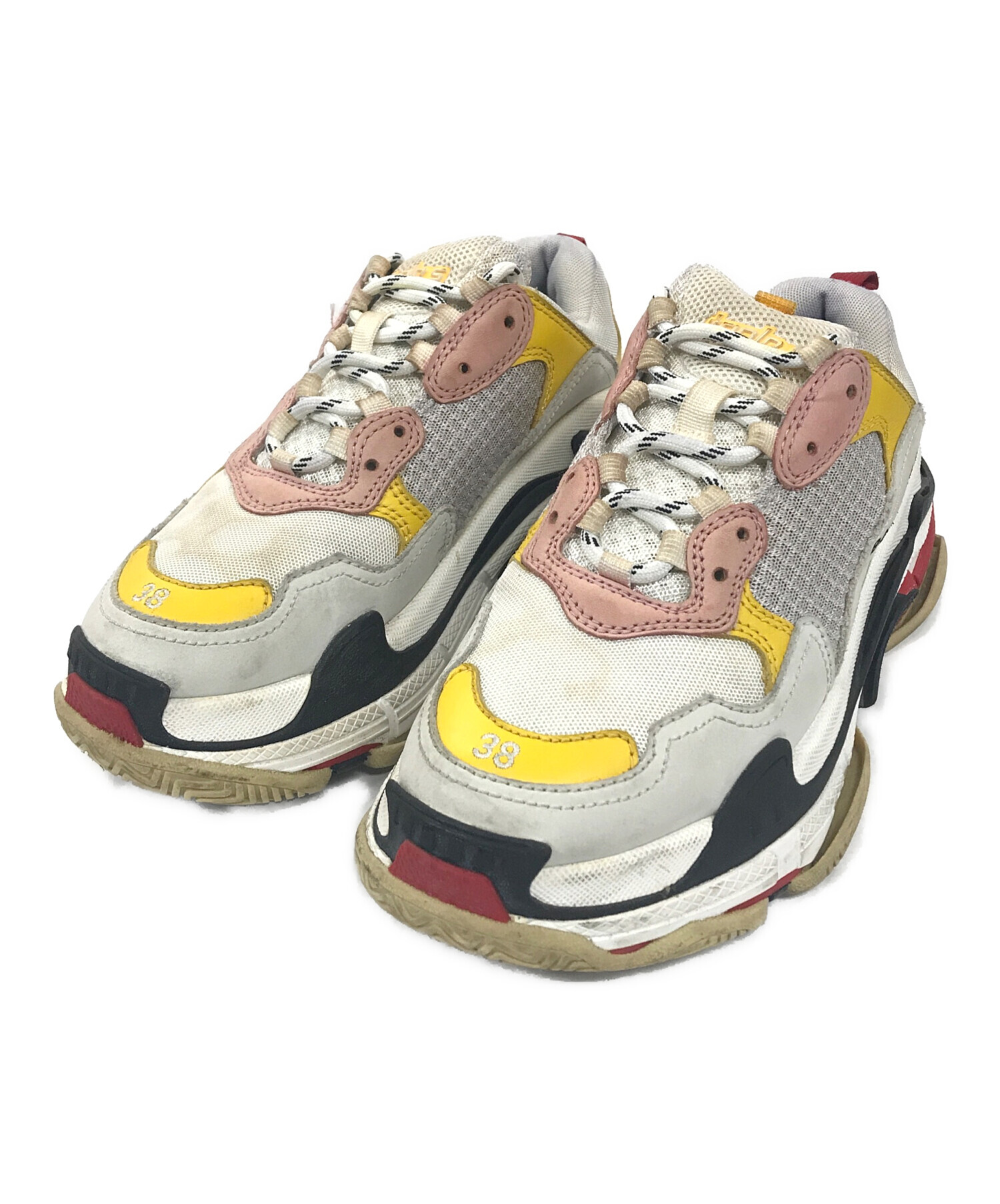 BALENCIAGA (バレンシアガ) スニーカー TRIPLE S(トリプルS) ホワイト サイズ:25cm