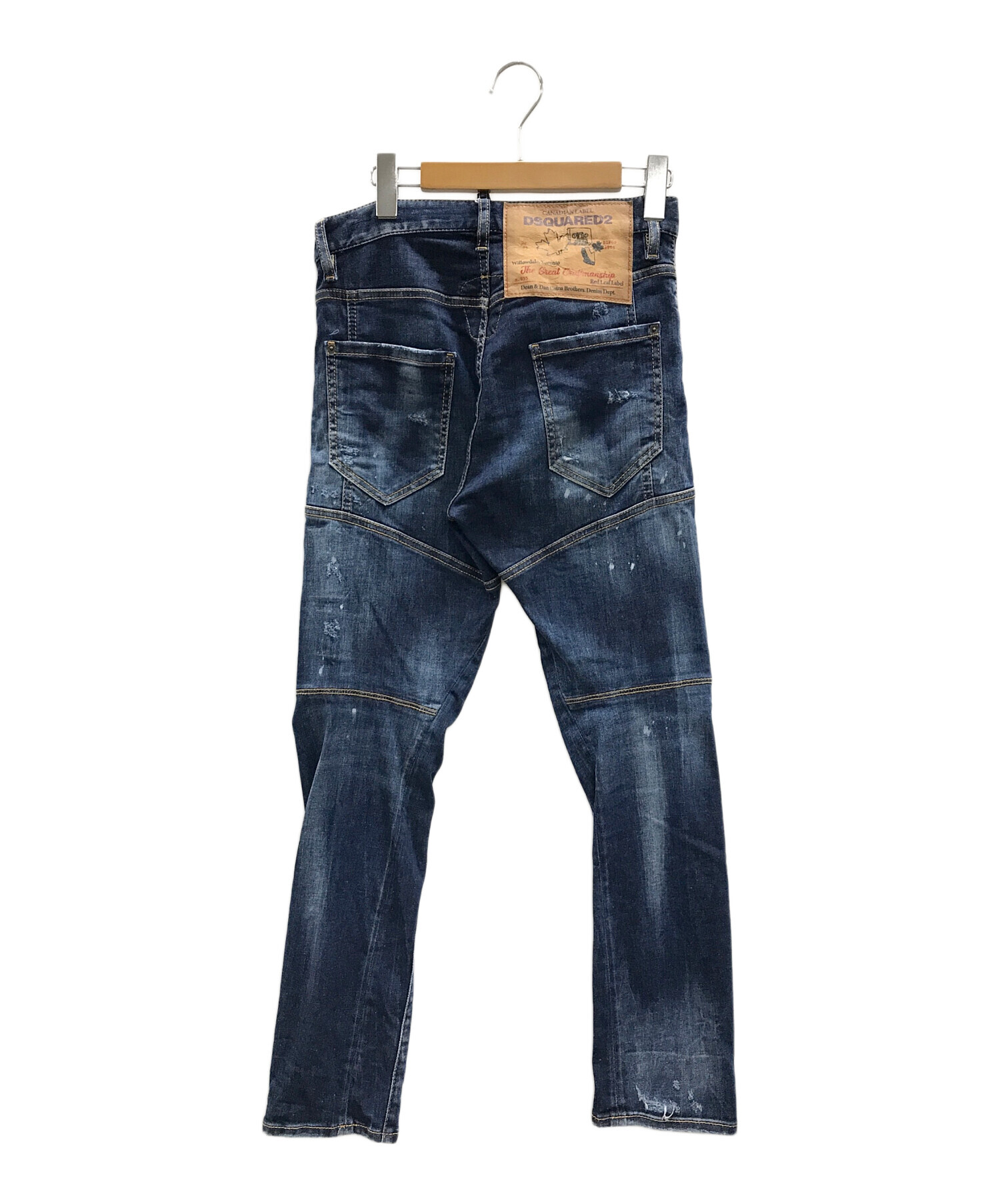 DSQUARED2 (ディースクエアード) デニムパンツ TIDY BIKER JEANS （タイディー バイカー ジーンズ） ブルー  サイズ:実寸サイズにてご確認ください。