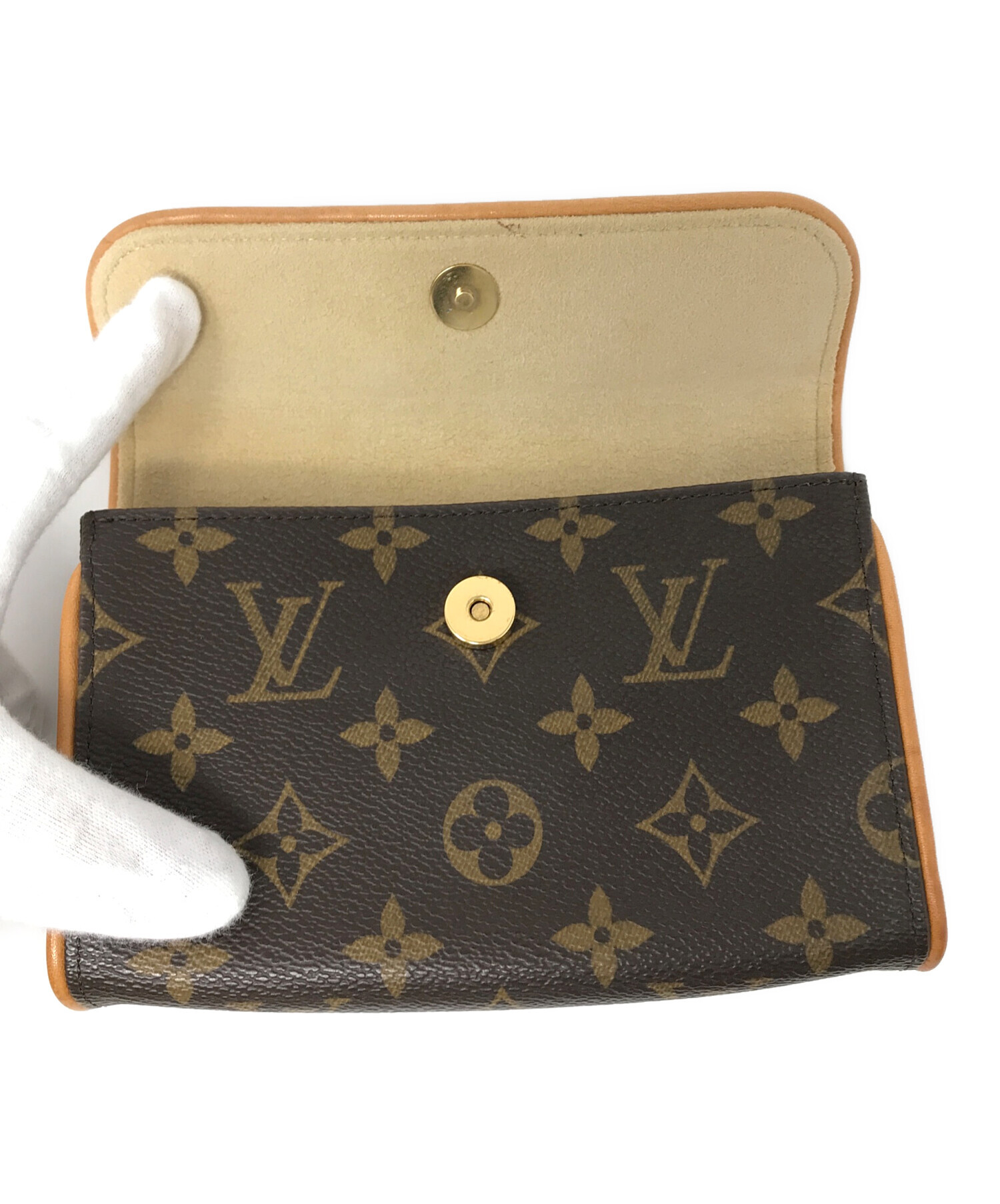 中古・古着通販】LOUIS VUITTON (ルイ ヴィトン) ウエストポーチ モノグラム ポシェットフロランティーヌ ブラウン  サイズ:実寸サイズにてご確認ください。｜ブランド・古着通販 トレファク公式【TREFAC FASHION】スマホサイト