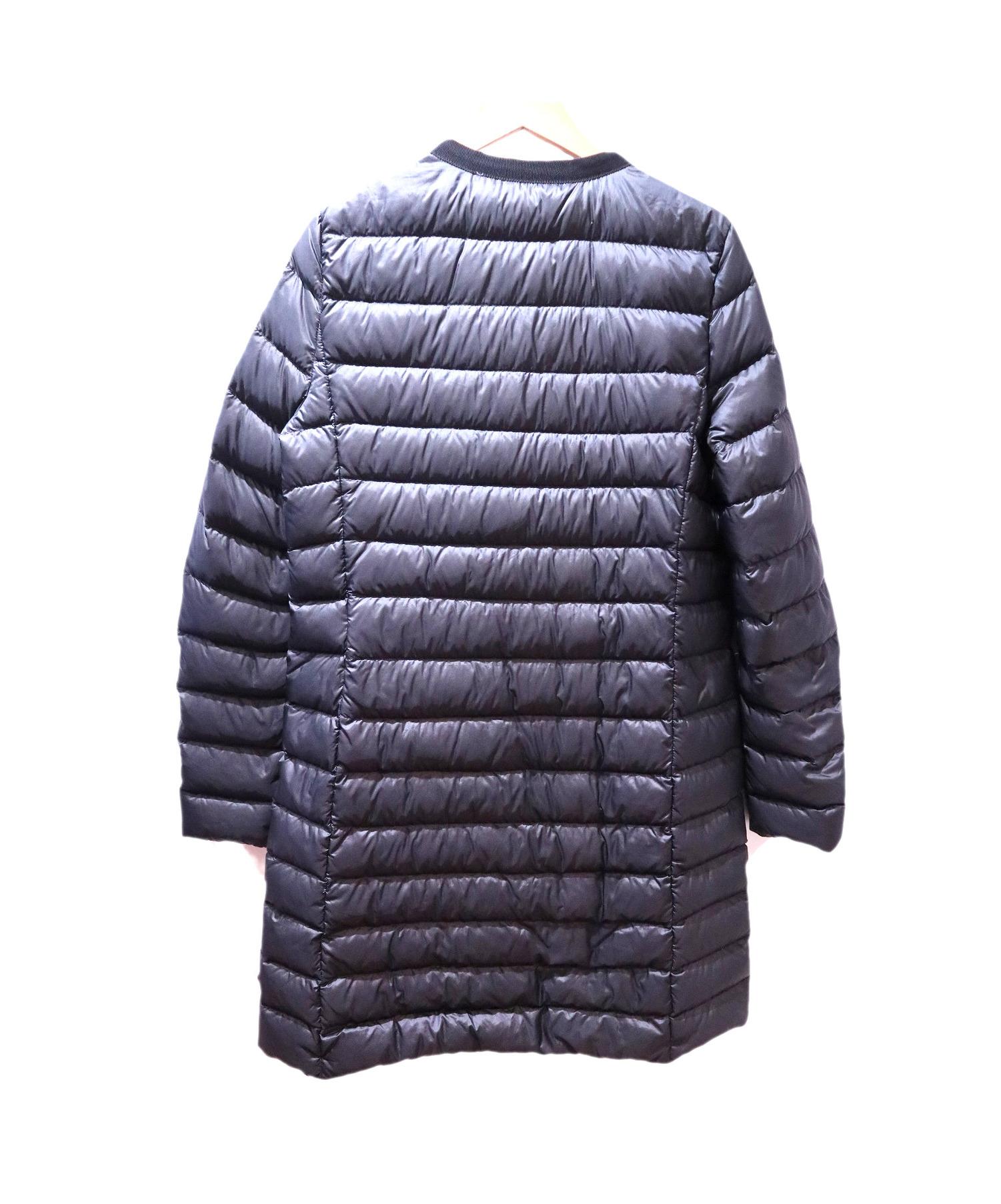 MONCLER (モンクレール) ライトダウンコート ブラック サイズ:1 HEMATITE