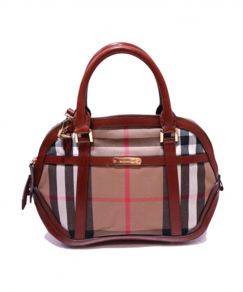 中古・古着通販】BURBERRY (バーバリー) ボウリングバッグ ベージュ