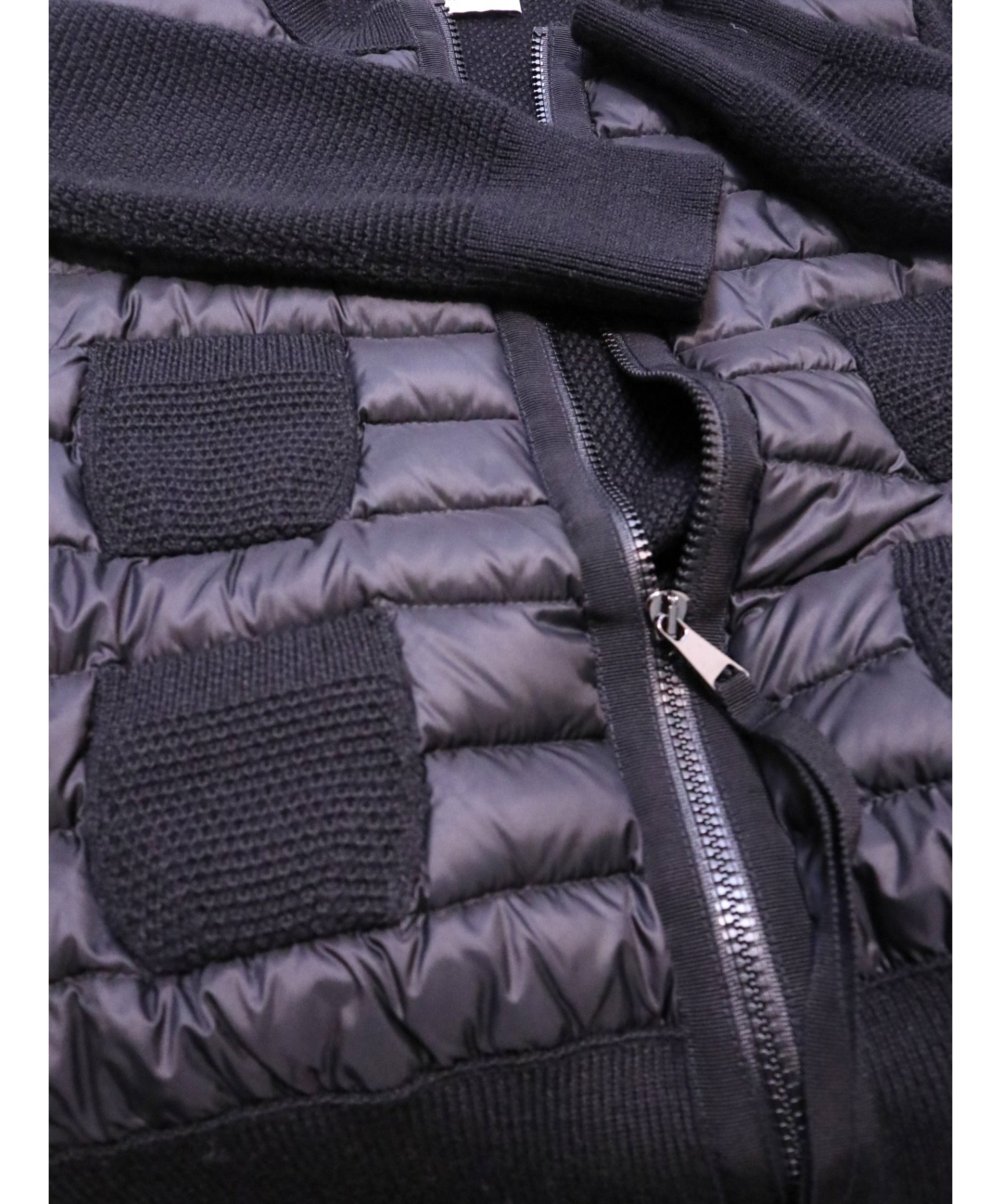 中古・古着通販】MONCLER (モンクレール) ダウン切替ニット