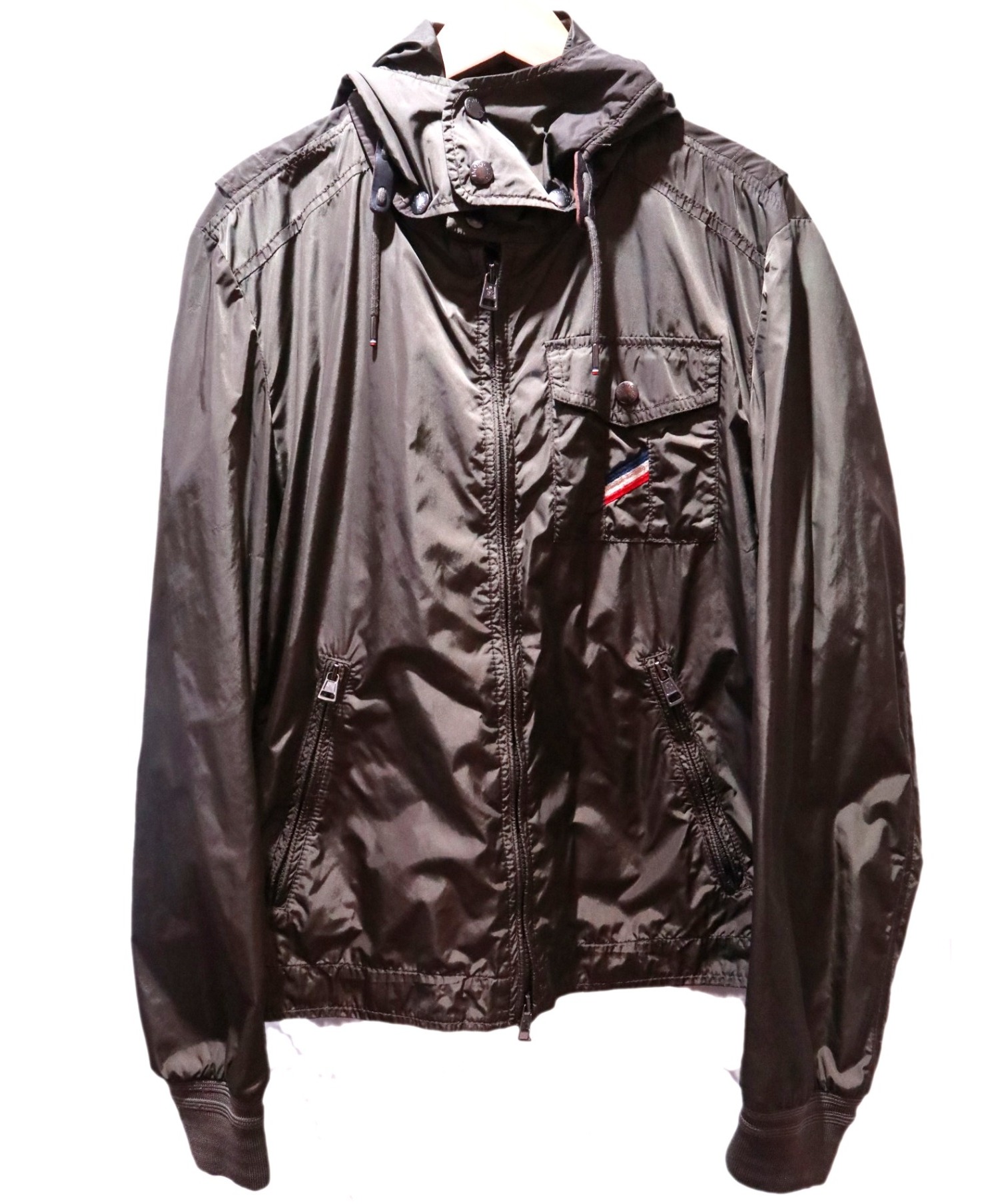 中古・古着通販】MONCLER (モンクレール) ナイロンジャケット カーキ